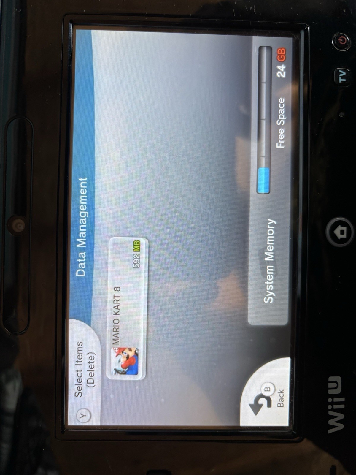 Nintendo Wii U Black 32GB Video Game Console Working See Description