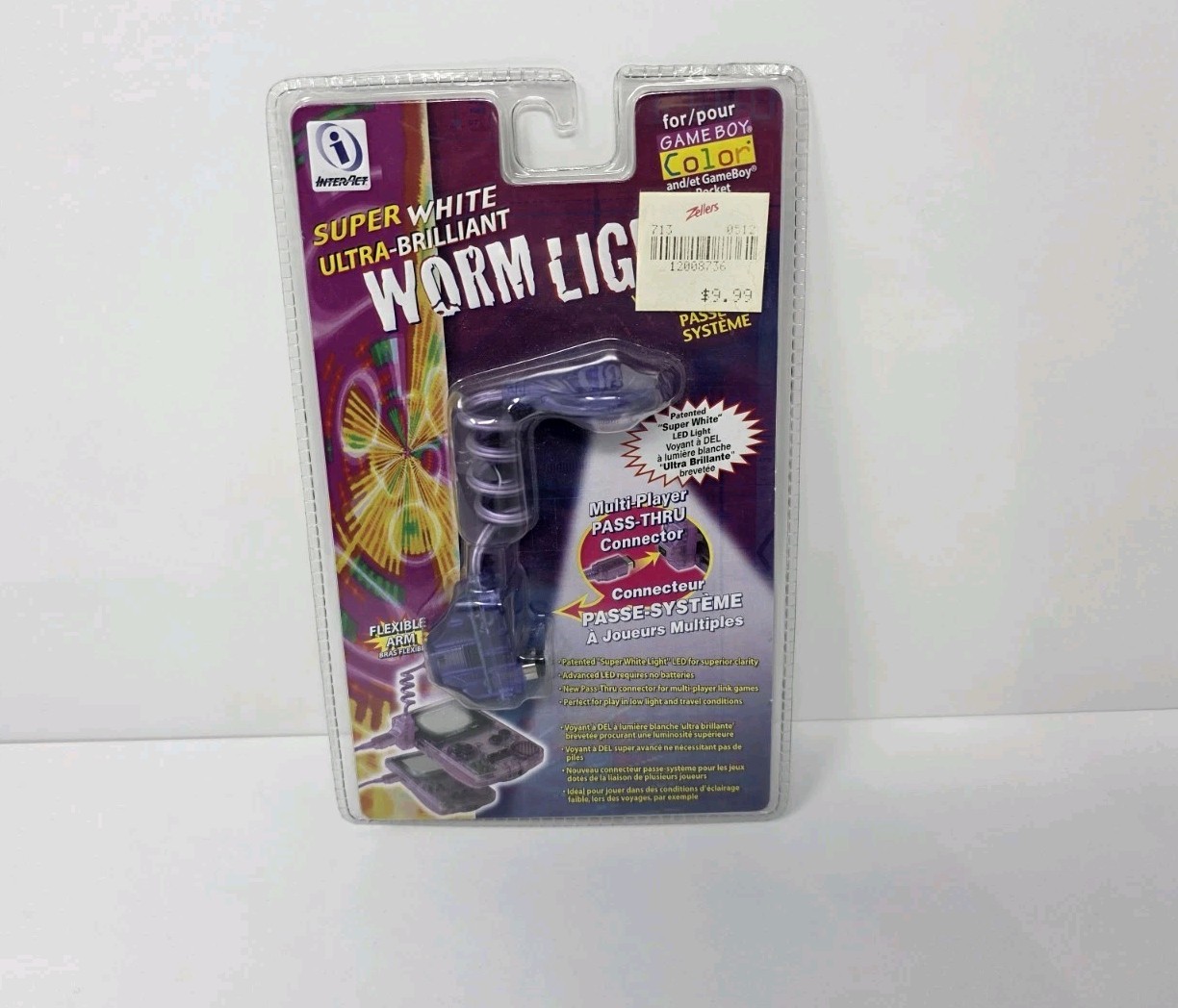 New & Sealed InterAct Worm Light (Nintendo Gameboy Color) Multi-Player Connector
