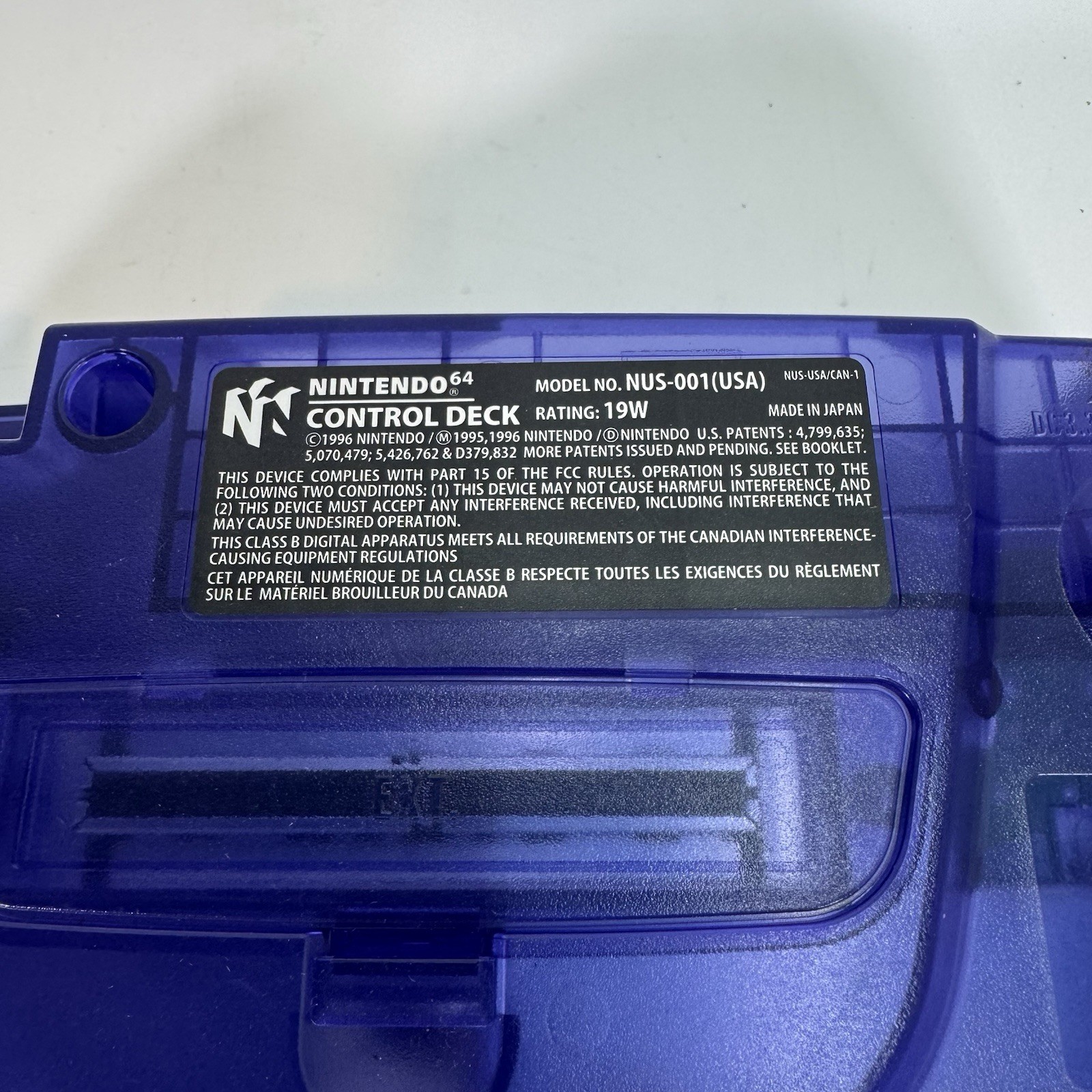 Nintedon64 N64 Midnight Blue Console NUS-001 (USA) 2 Controllers 2 Games Bundle