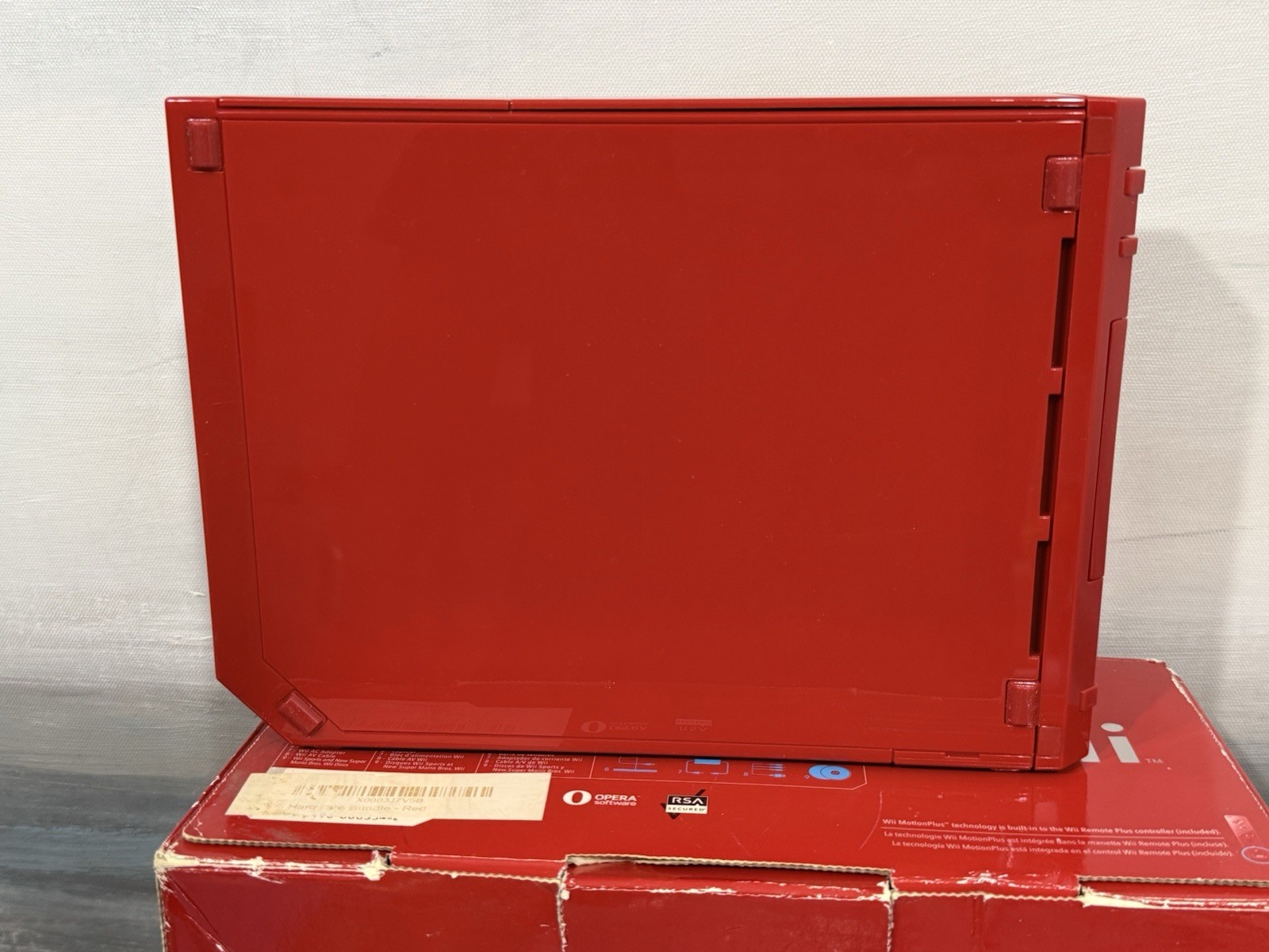 Nintendo Wii Red Console & Box RVL-001 (USA) Super Mario Bros. 25th Anniversary