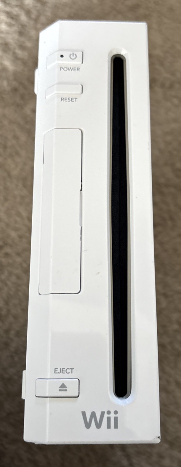 Nintendo Wii White Model RVL-001 Bundle Console, Control And Nunchuk