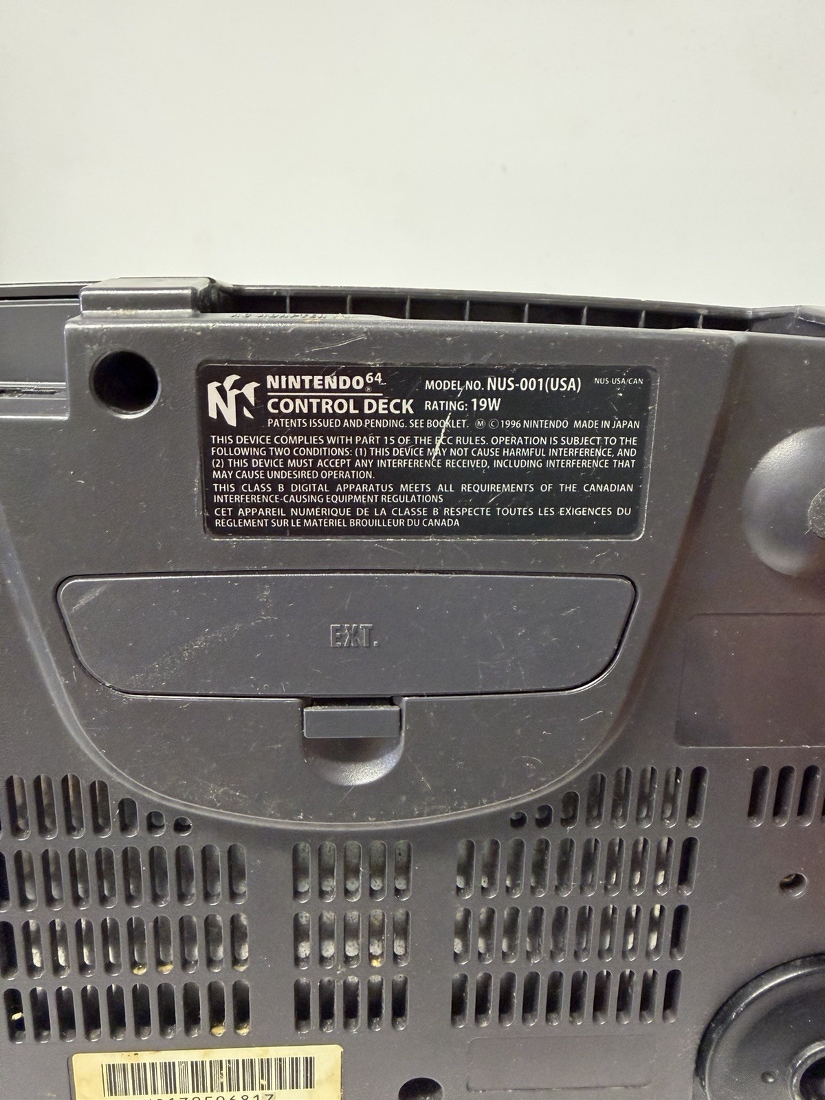 Nintendo 64 N64 Console with Expansion Pack Pak NUS-001 USA Tested 5 Games