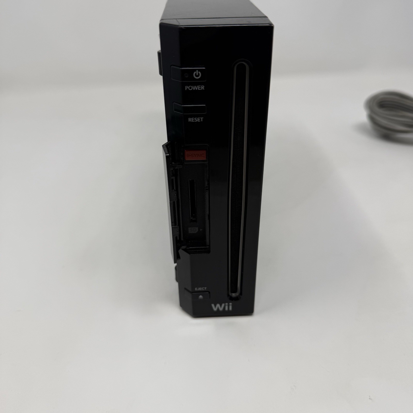 Nintendo Wii Video Game Console RVL-101 Black Cables, Remotes Tested And Working