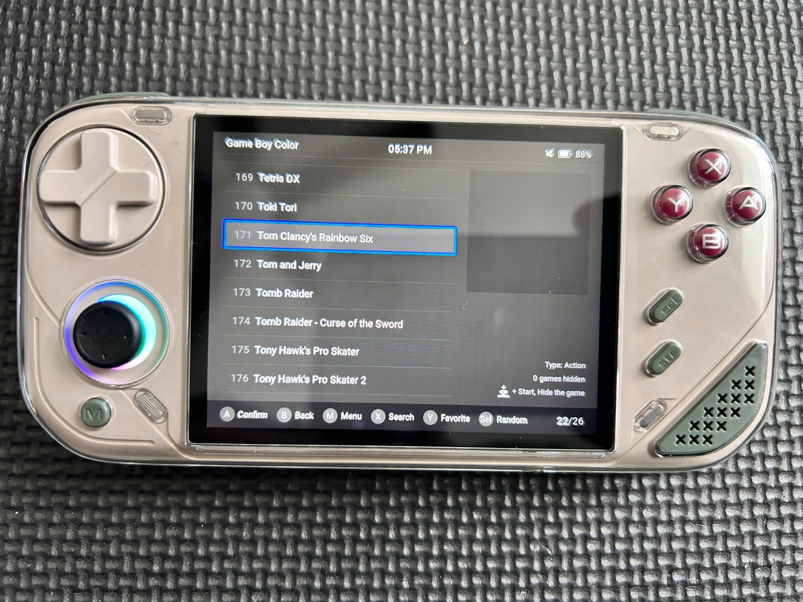 MINILOONG POCKET 1 HANDHELD (DMG) (64GB GAME CARD) (2K GAMES) FREE CASE (GXRG)