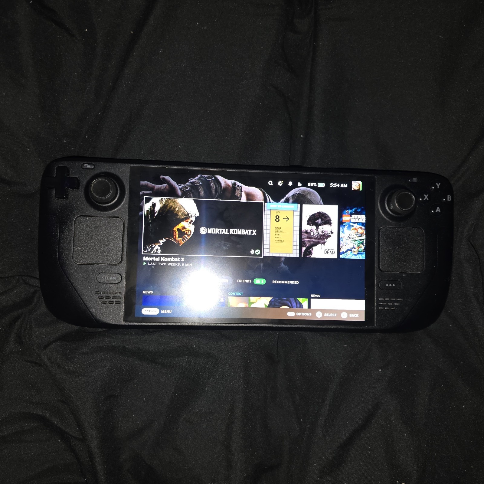 1 TB Steam Deck OLED Handheld Console Black Touchscreen w/ Case & Charger
