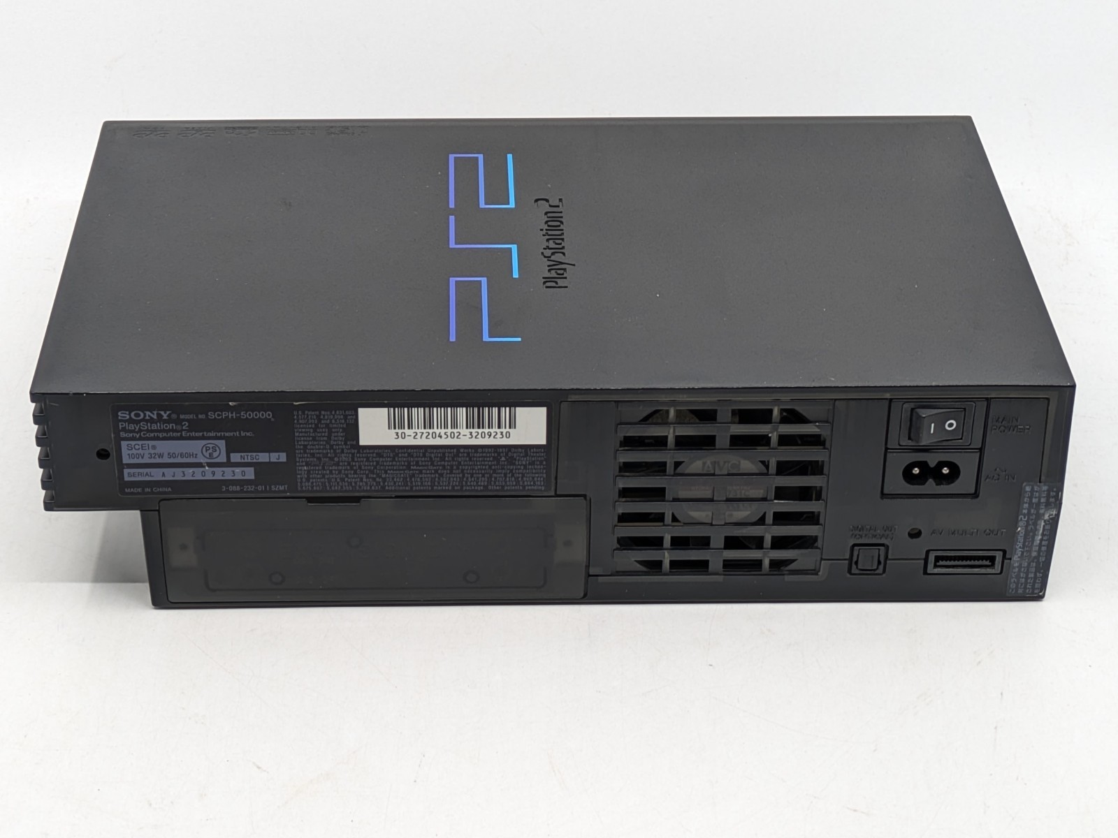 Sony PS2 Midnight Black SCPH-50000NB NTSC-J Console Boxed Tested w/ Controller