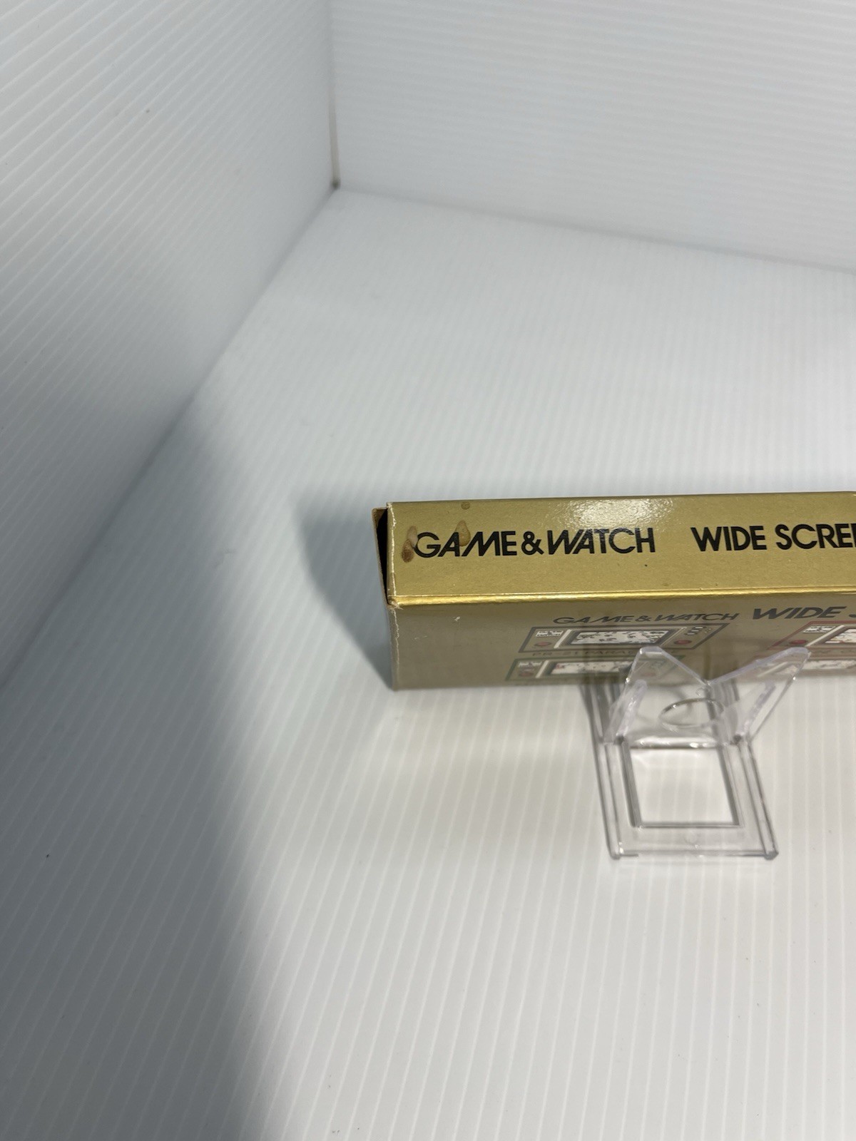 vintage nintendo Game And Watch Gold Wide Screen Fire Fr-27 Cib