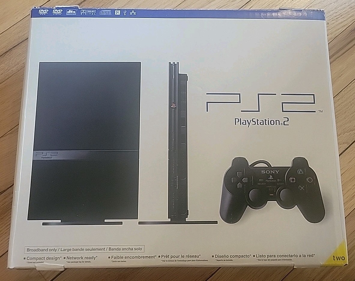 Sony PlayStation 2 console Slim Bundle SCPH-70012 CB W/ ATV Off Road Fury 3- DDR