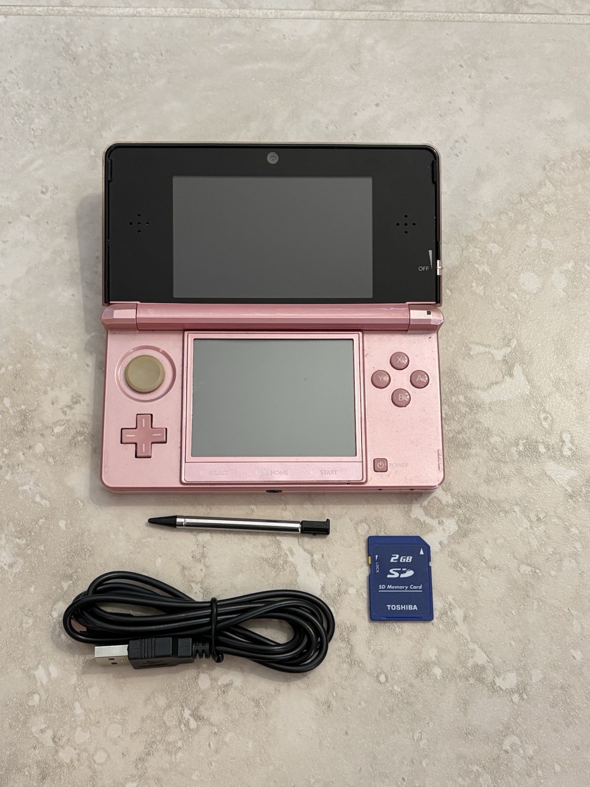 Nintendo 3DS Console Pink Edition With Charger US SELLER Read Description