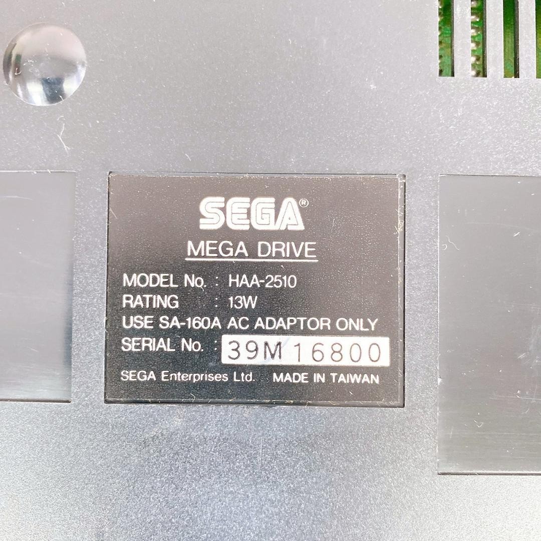 SEGA Mega Drive Console HAA-2510 Genesis MD Controller w/Box Working Tested Used