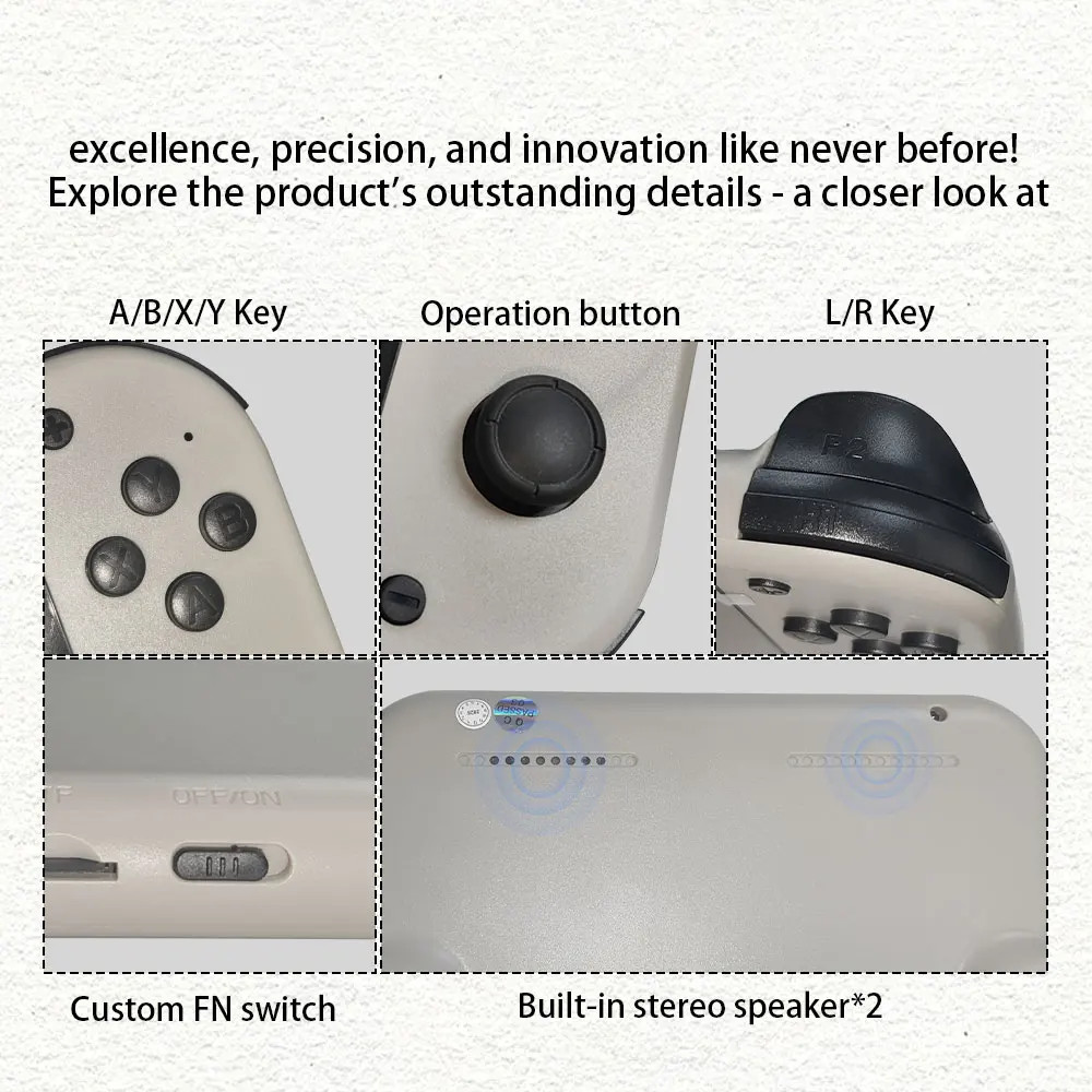 For Trimui M17 Smart Pro Handheld Game Console 4.96»IPS Screen Linux System Joy