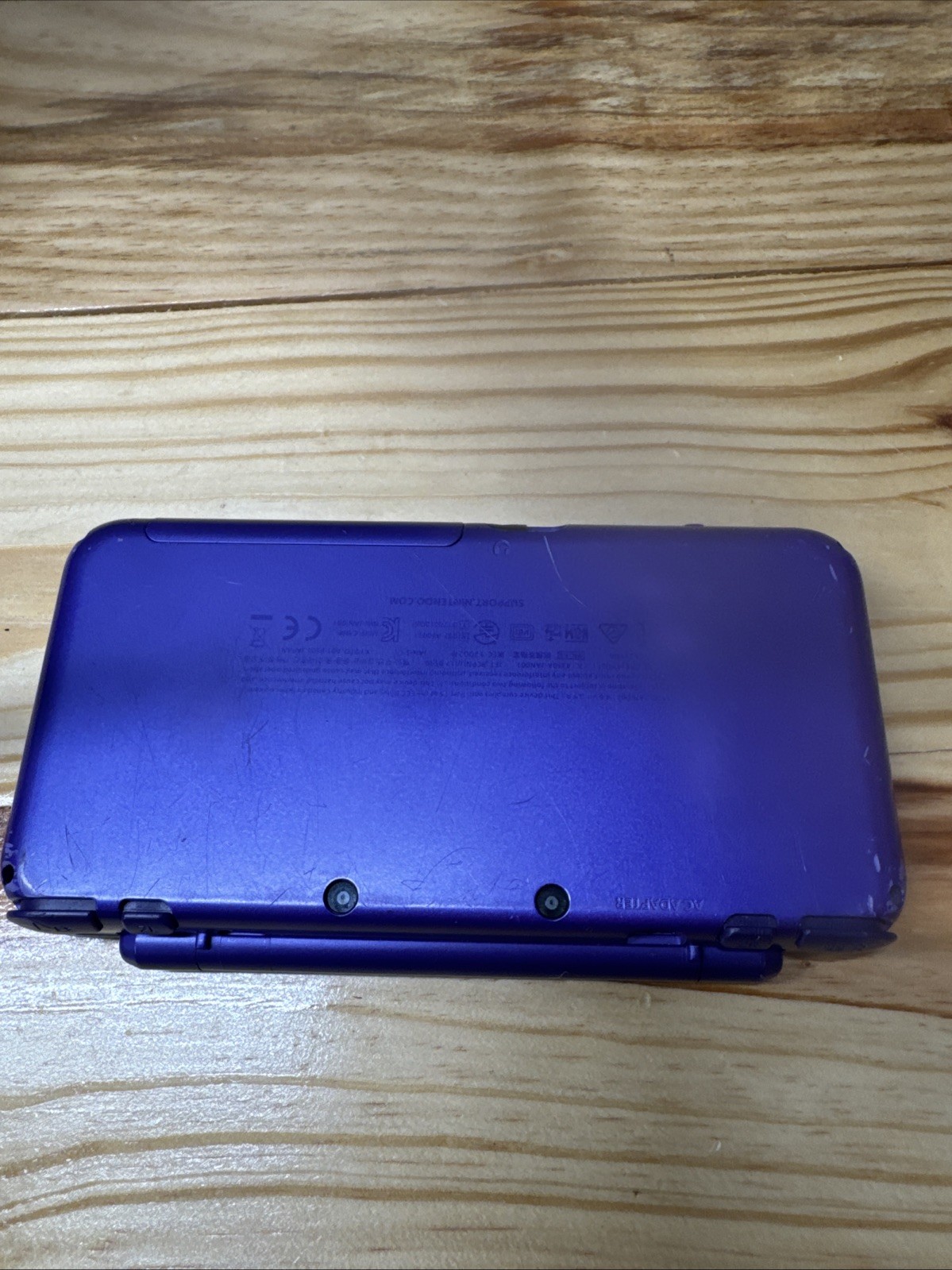 Nintendo New 2DS XL Purple Handheld Console with Charger and Stylus