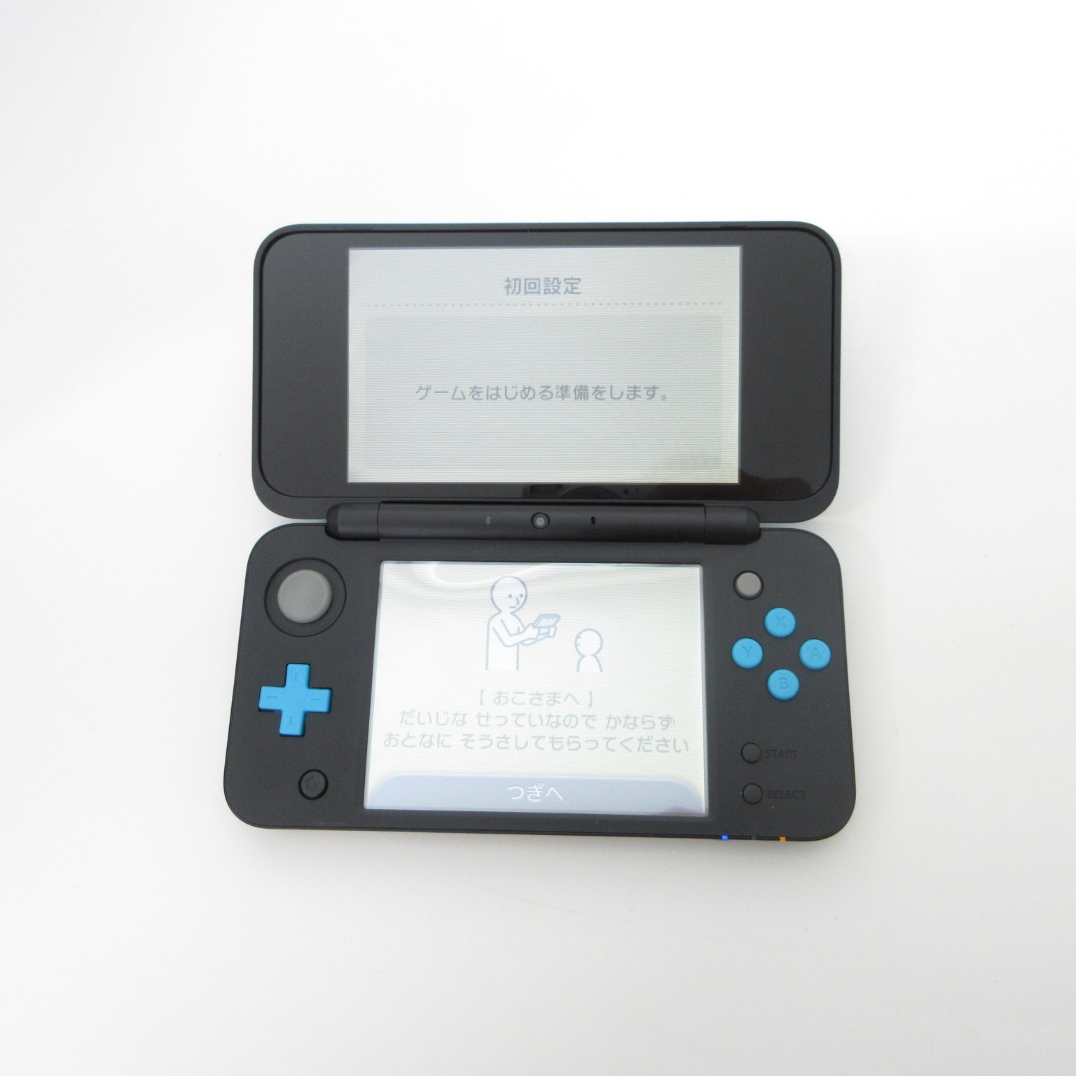 【Excellent】Nintendo New 2DS LL XL Black x Turquoise Console Japan Ver. #Arr0511
