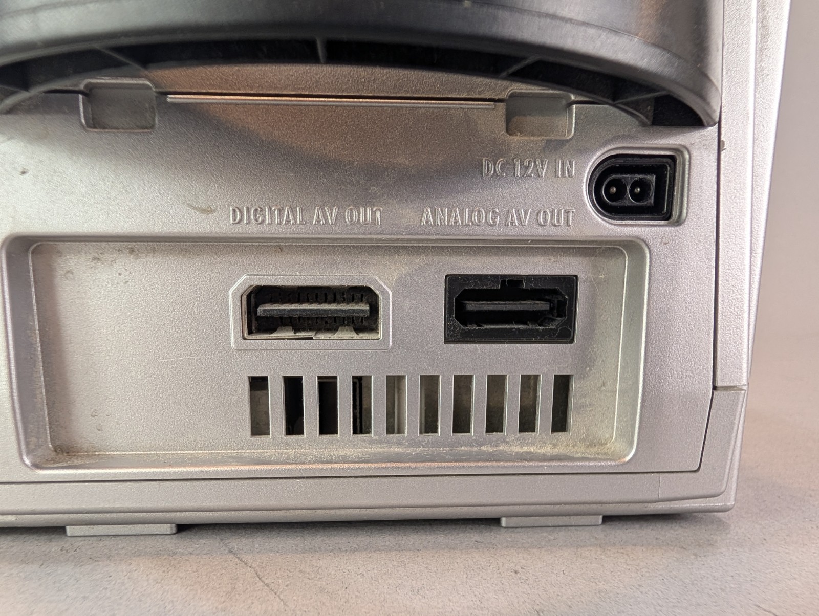 OEM Nintendo GameCube DOL-101 Silver Console + Cords WORKS!