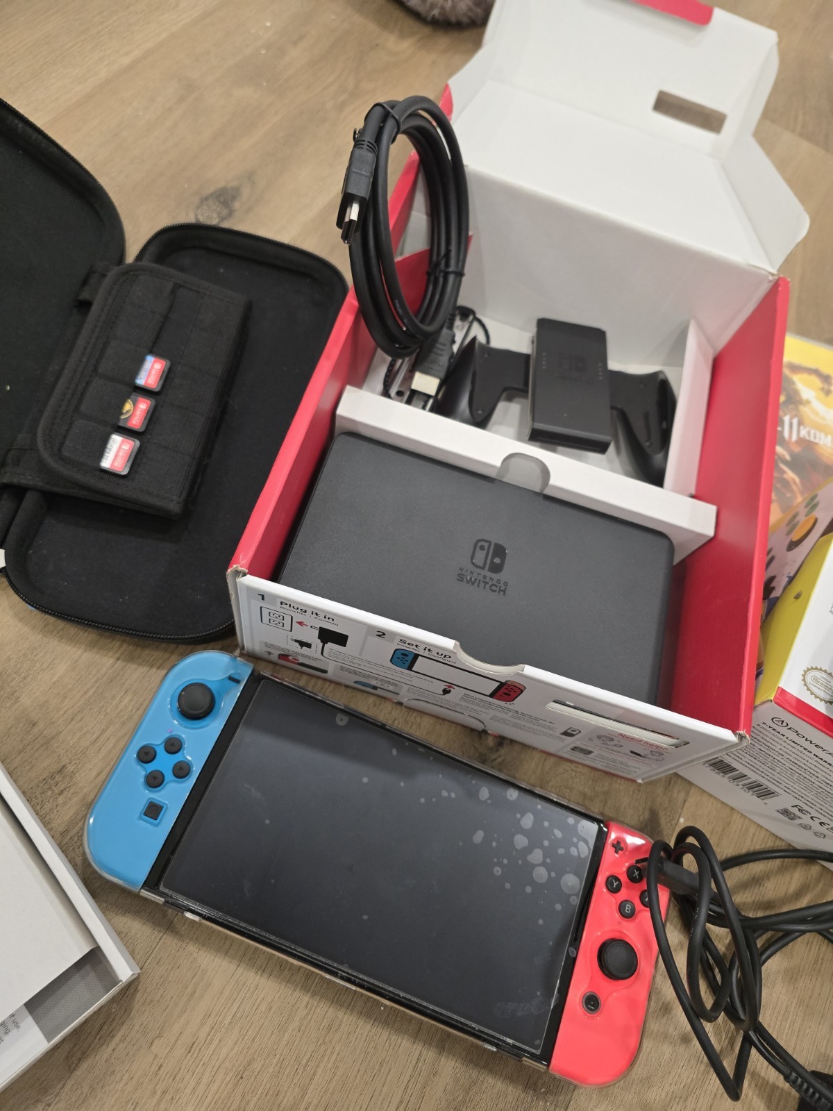 Nintendo Switch OLED Model + Accessories – Handheld Console – 64GB