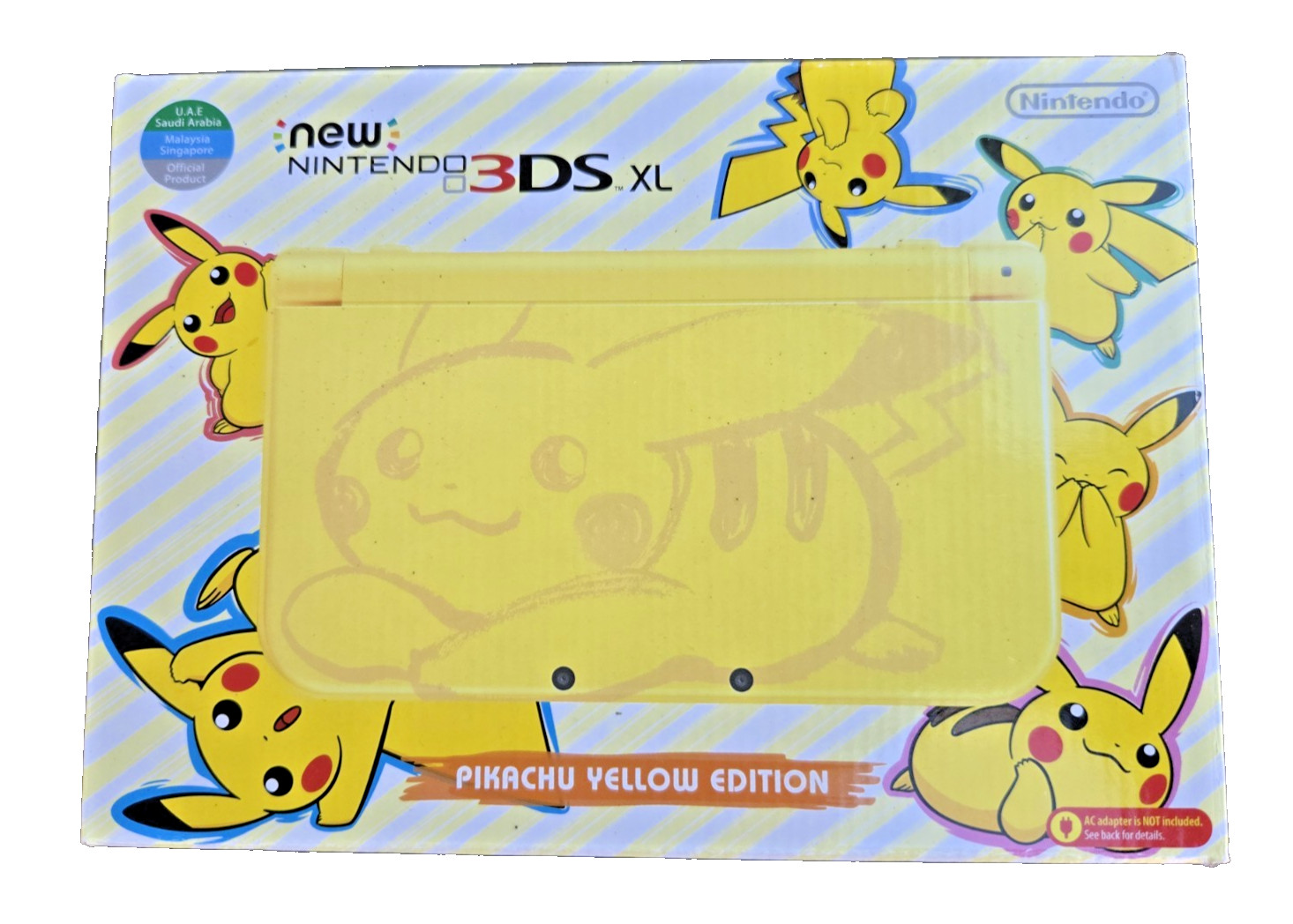 Nintendo 3DS XL Pikachu Yellow Edition Console – Preowned in original box