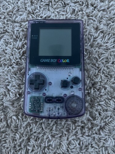 Nintendo CGB-S-SA Game Boy Console – Clear Skeleton Purple