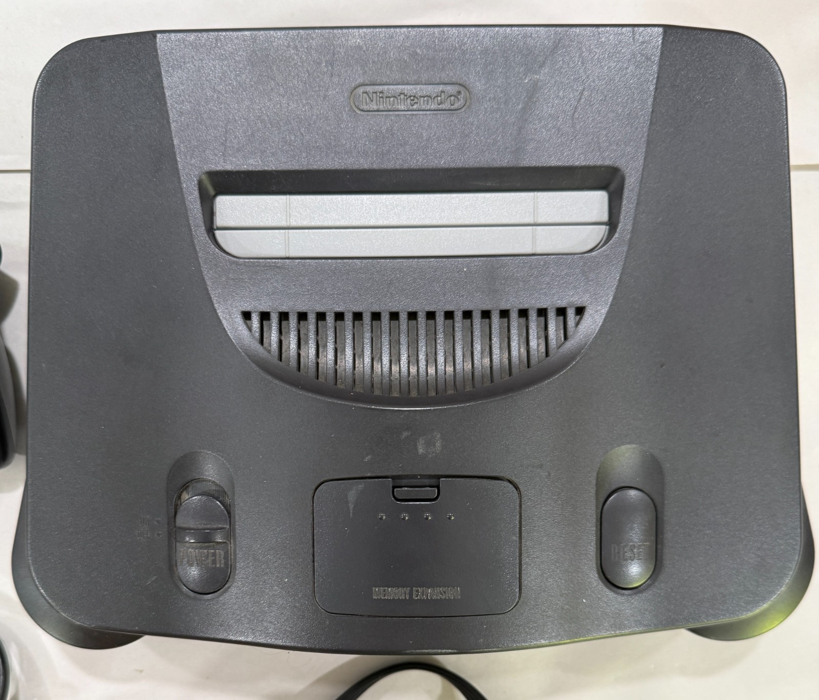 Nintendo 64 Video Game Console – Working – Includes OEM Cables, Controller