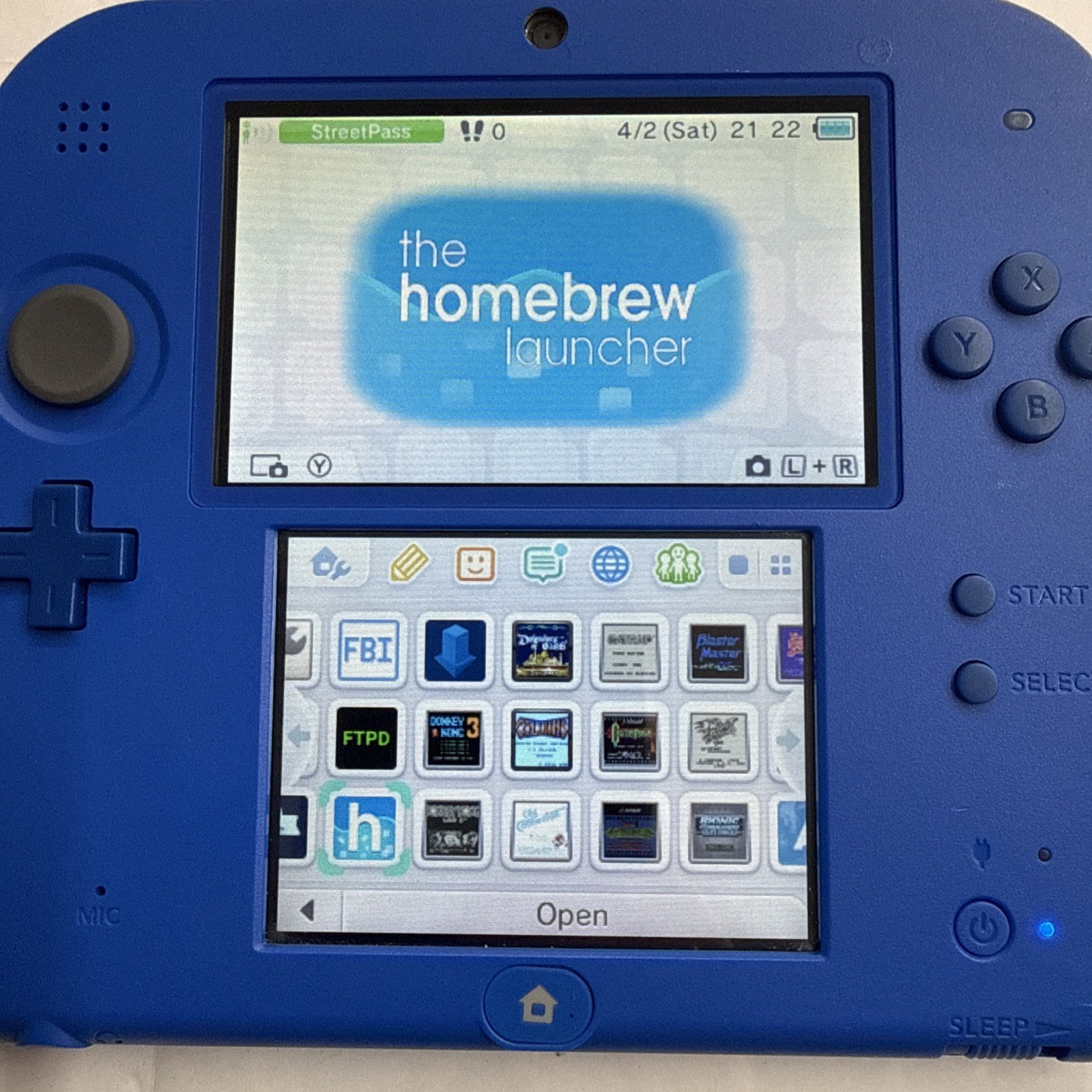3ds – Blue Red Console Nintendo 2ds Handheld Video Game Console L Button Issues