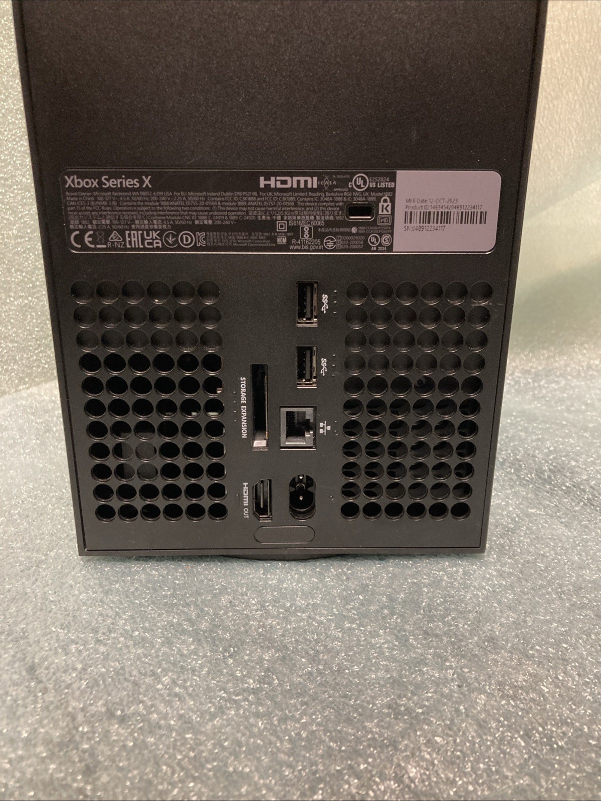 Microsoft Xbox Series X 1TB Video Game Console – Black PARTS OR REPAIR