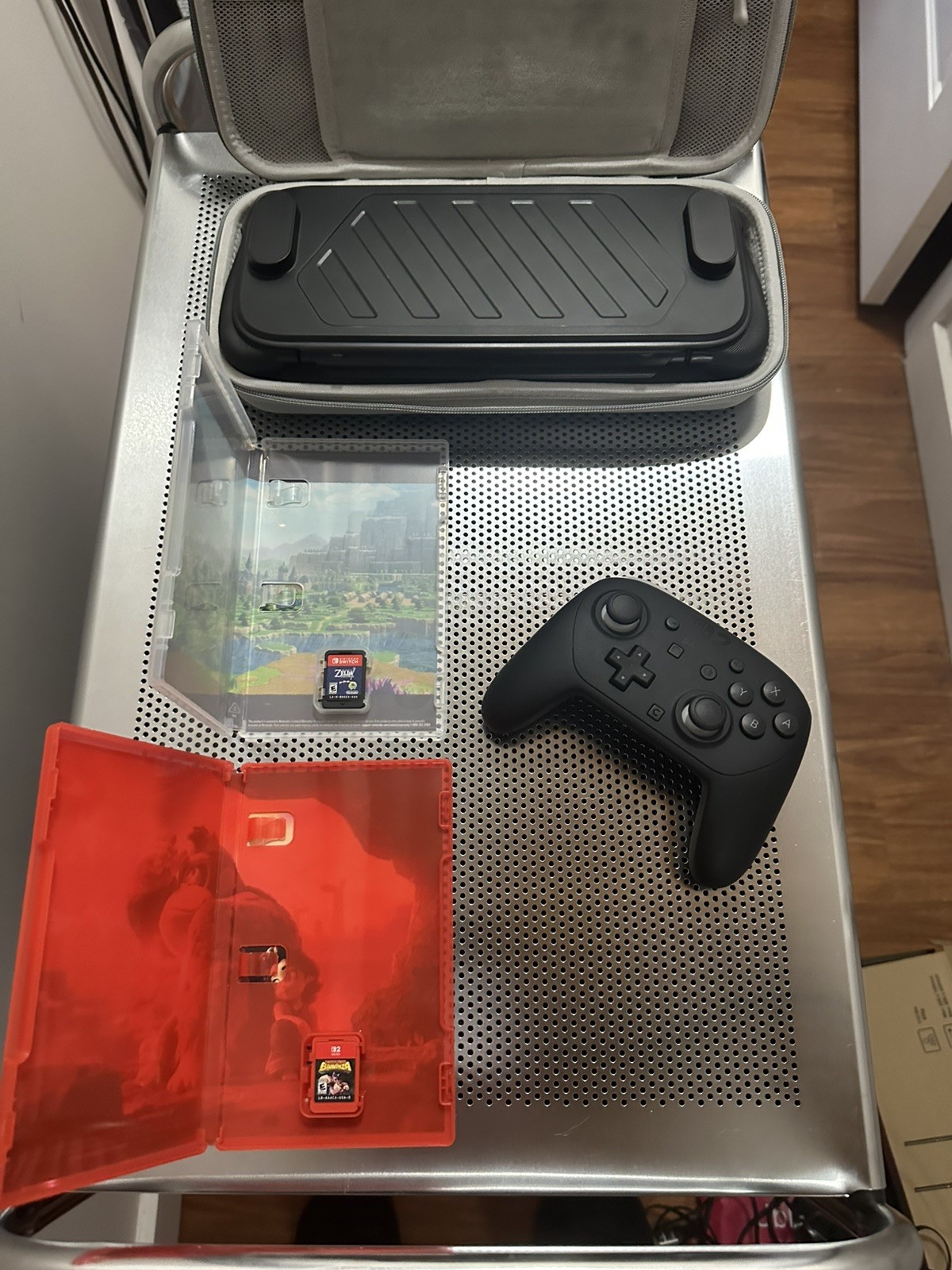Nintendo Switch 2 Handheld Console 256GB W/ Controller, Case, Grip cover, Games