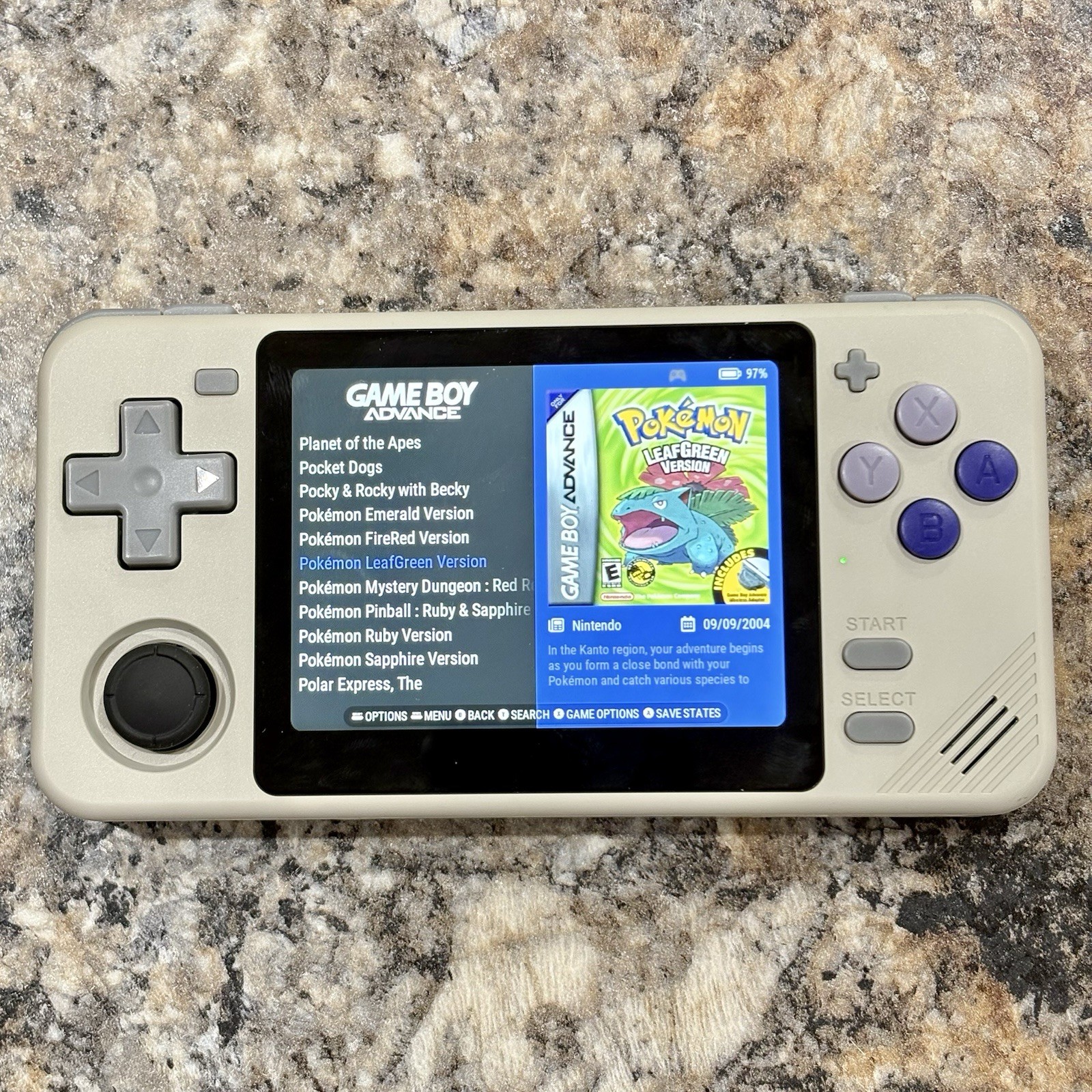 New PowKiddy RGB10X Gaming Handheld New 64GB Card Custom Loaded Ready To Play