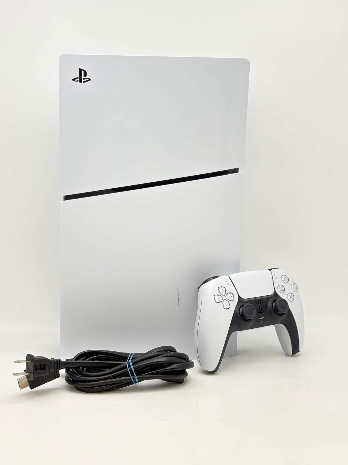 Sony PlayStation 5 Slim Digital CFI-2015 1TB White w/ Controller HDMI & Power Ca