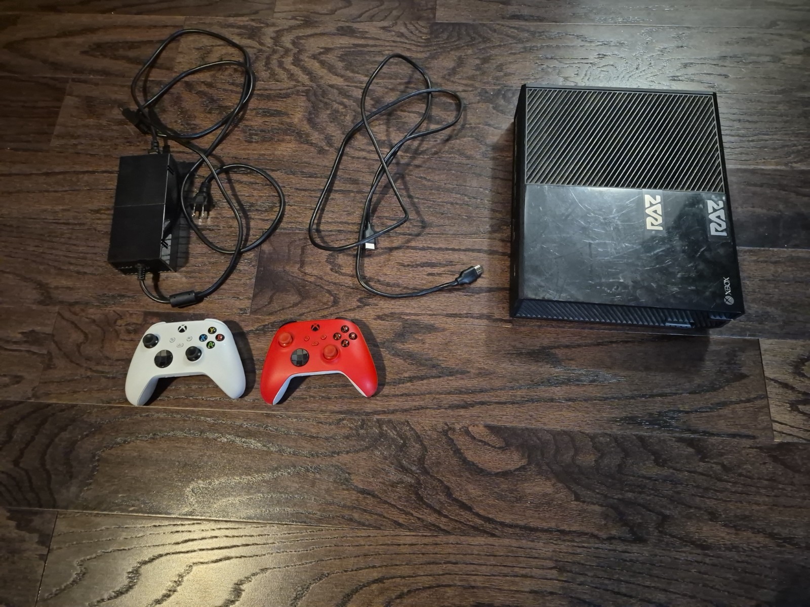 Microsoft Xbox One 500GB Console with Two Controllers, Power Cable, & HDMI Cords