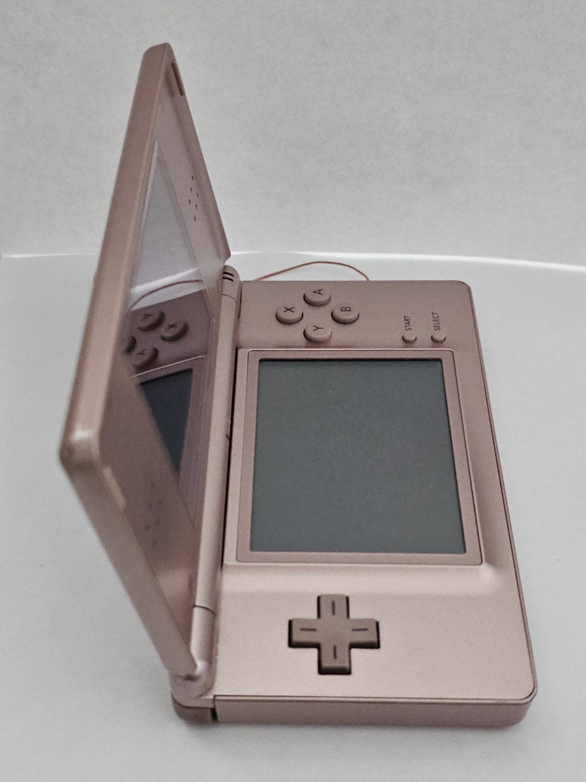 Nintendo DS Lite Nintendogs Console Metallic Rose with charger and extras