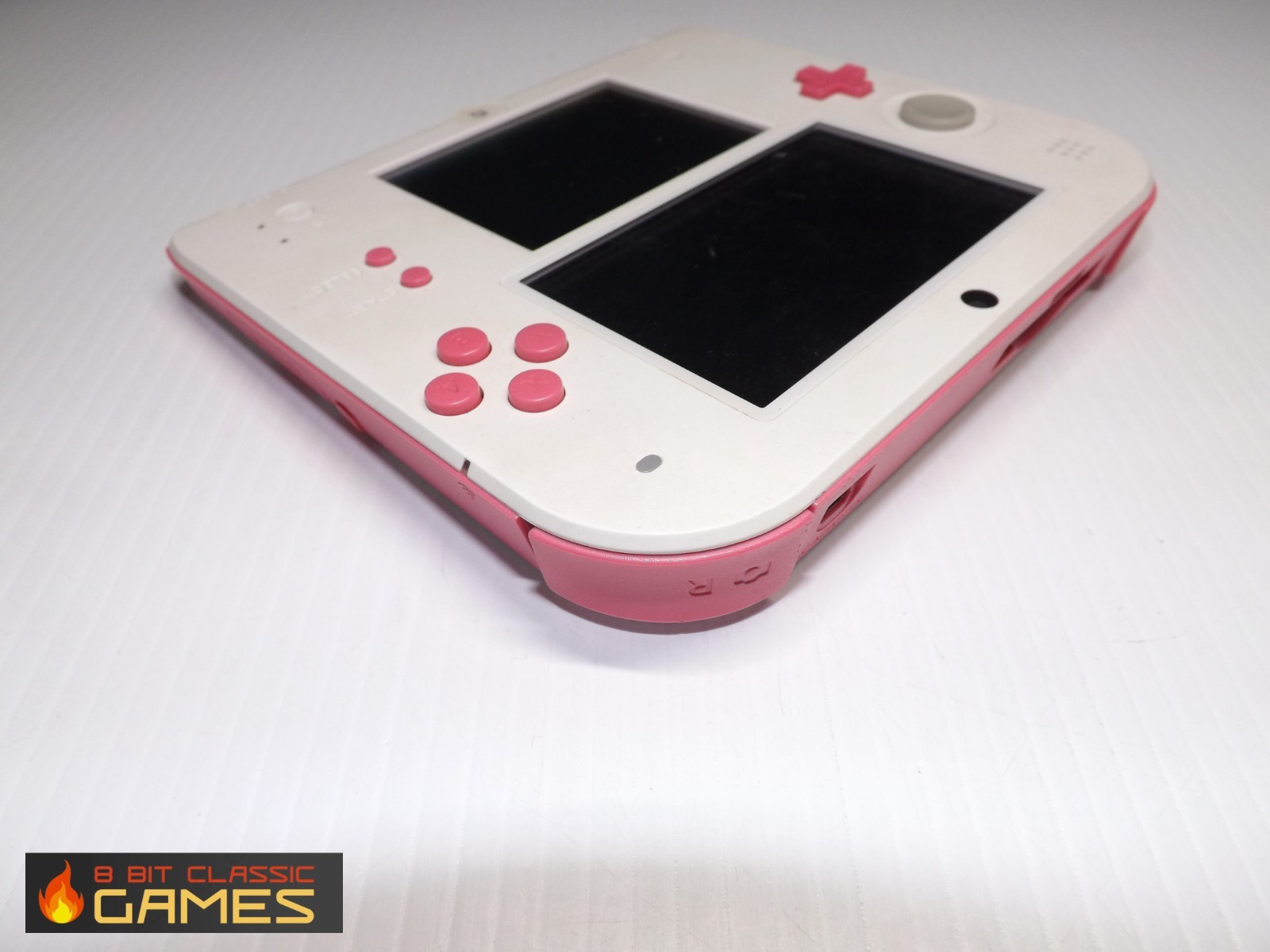 White & Pink Nintendo 2DS System – FAST SHIPPING! 613a