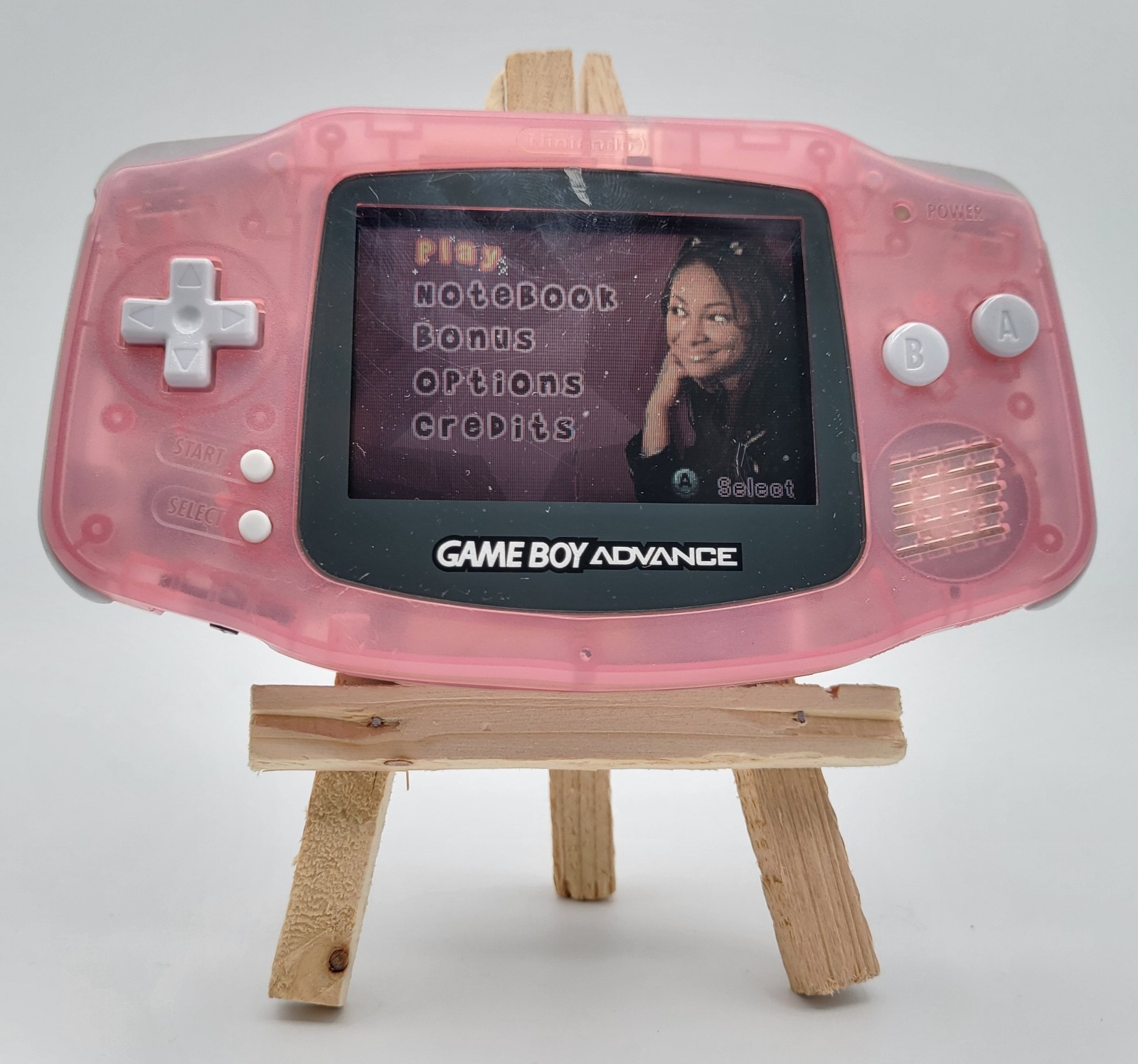 Nintendo Game Boy Advance Pink Console Bundle 5 Games & GBA Cartridge Cases