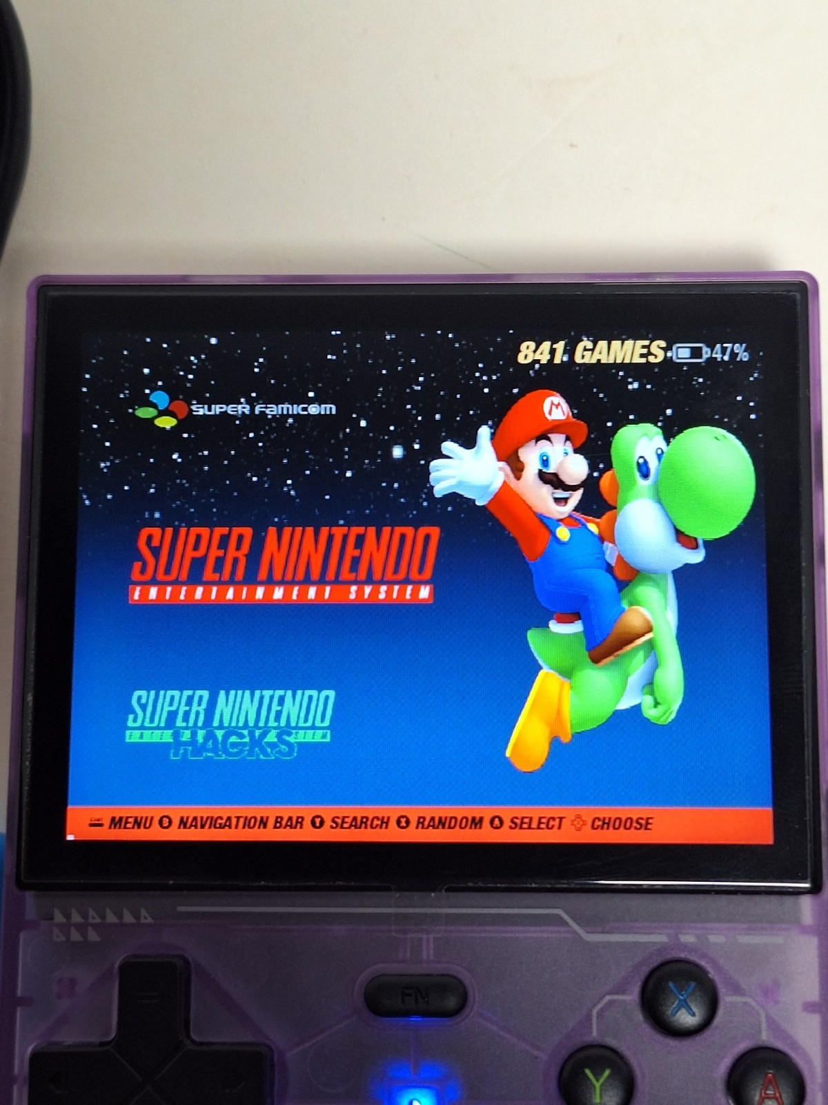 K36 Retro Handheld Game Console Loaded w/ Games 3.5″ Translucent Purple, 64GB