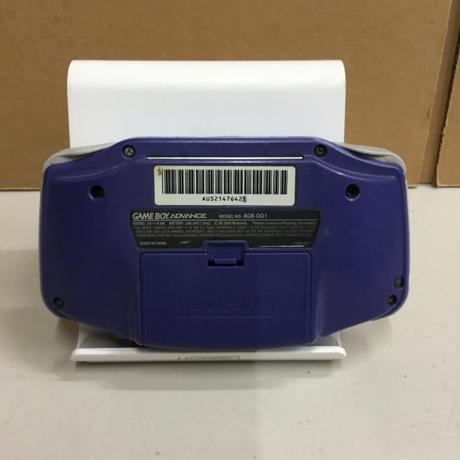 Nintendo Game Boy Advance AGB-001 Atomic Purple ~ NEW LENS