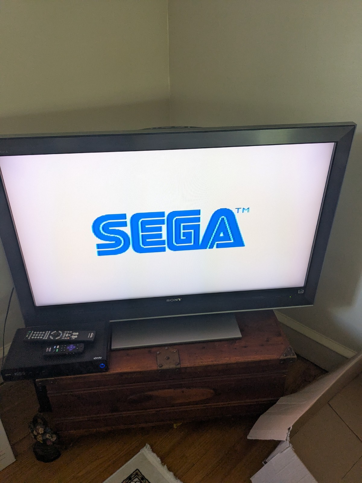 SEGA GENESIS Console MK-1601 AUTHENTIC Video Game System 1st Model 2 Controller
