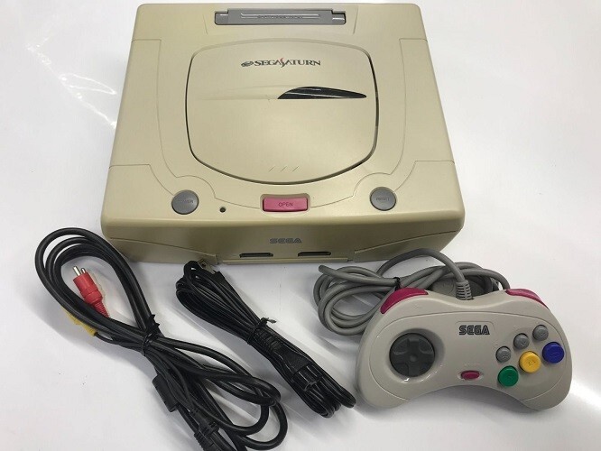 Sega Saturn White Console Japaneses System HST-3220 tested working from JAPAM