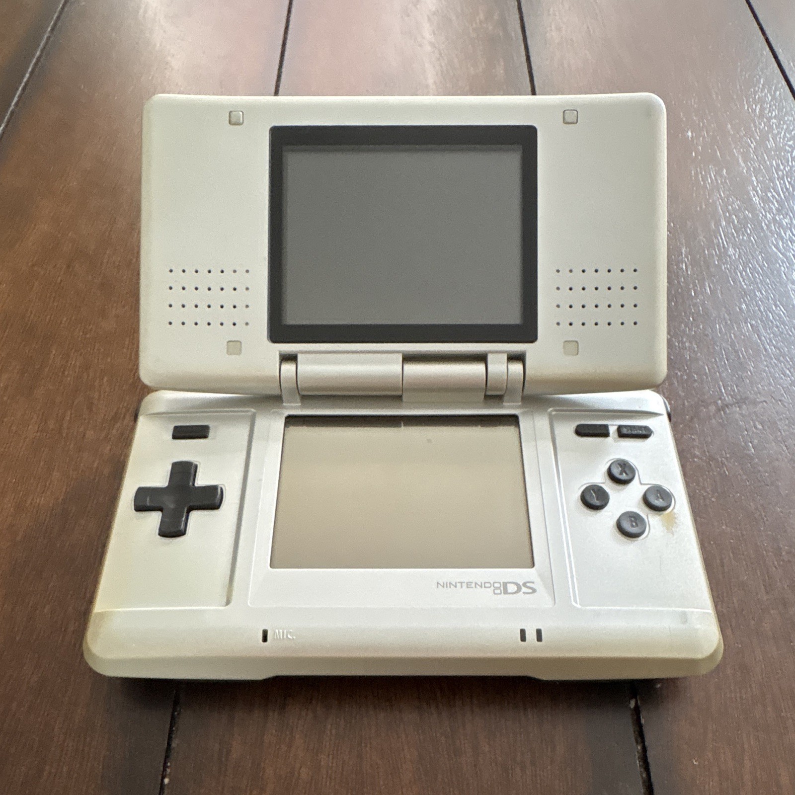 Nintendo DS Silver Dual Screen Touchscreen Handheld Console NTR-001