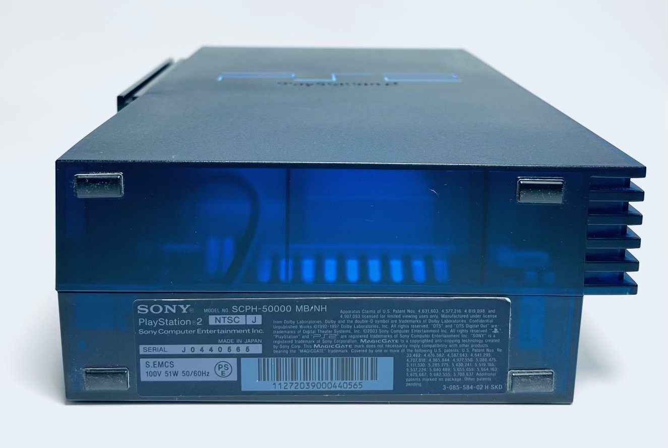 🌌 SONY PS2 SCPH-50000 Midnight Blue Console HDD Set Japan Tested Limited 🎮✨