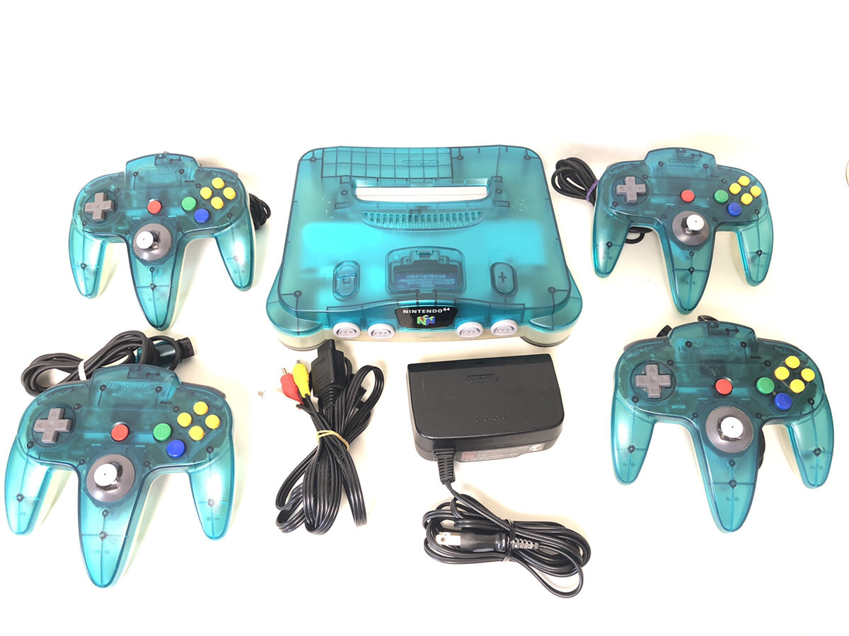 Nintendo 64 console N64 Region Free Smash Brothers Mario Kart include