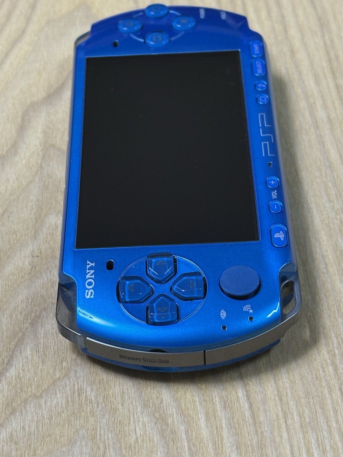 Sony PSP 3000 Vibrant Blue Console Only Tested Working Japanese Ver