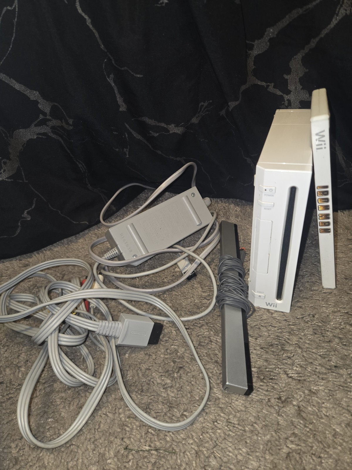 Nintendo Wii White Video Game Console (RVL-001) Bundle no Controller All Oem