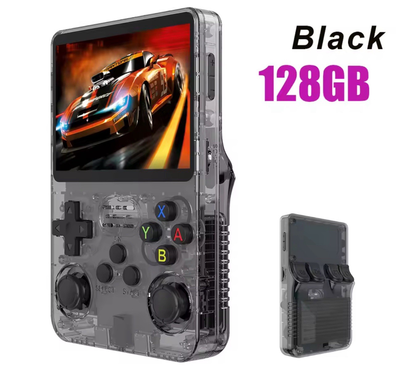 Retro R36S 128G Video Game Console Linux System 3.5 Inch IPS Screen R35s Pro