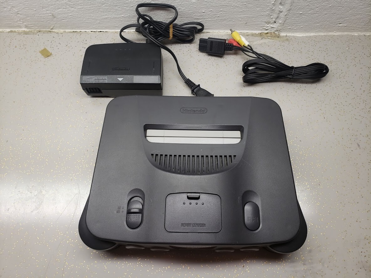 N64 Nintendo 64 Console + OEM + Bundles + Cords + CLEANED!