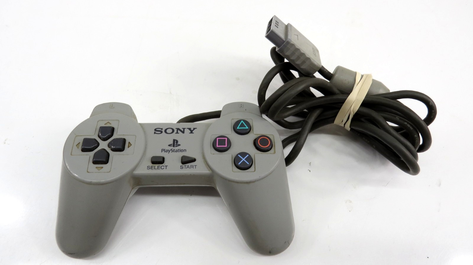Sony PlayStation 1 PSOne White Game Console W/Controller, Cables & Memory Card