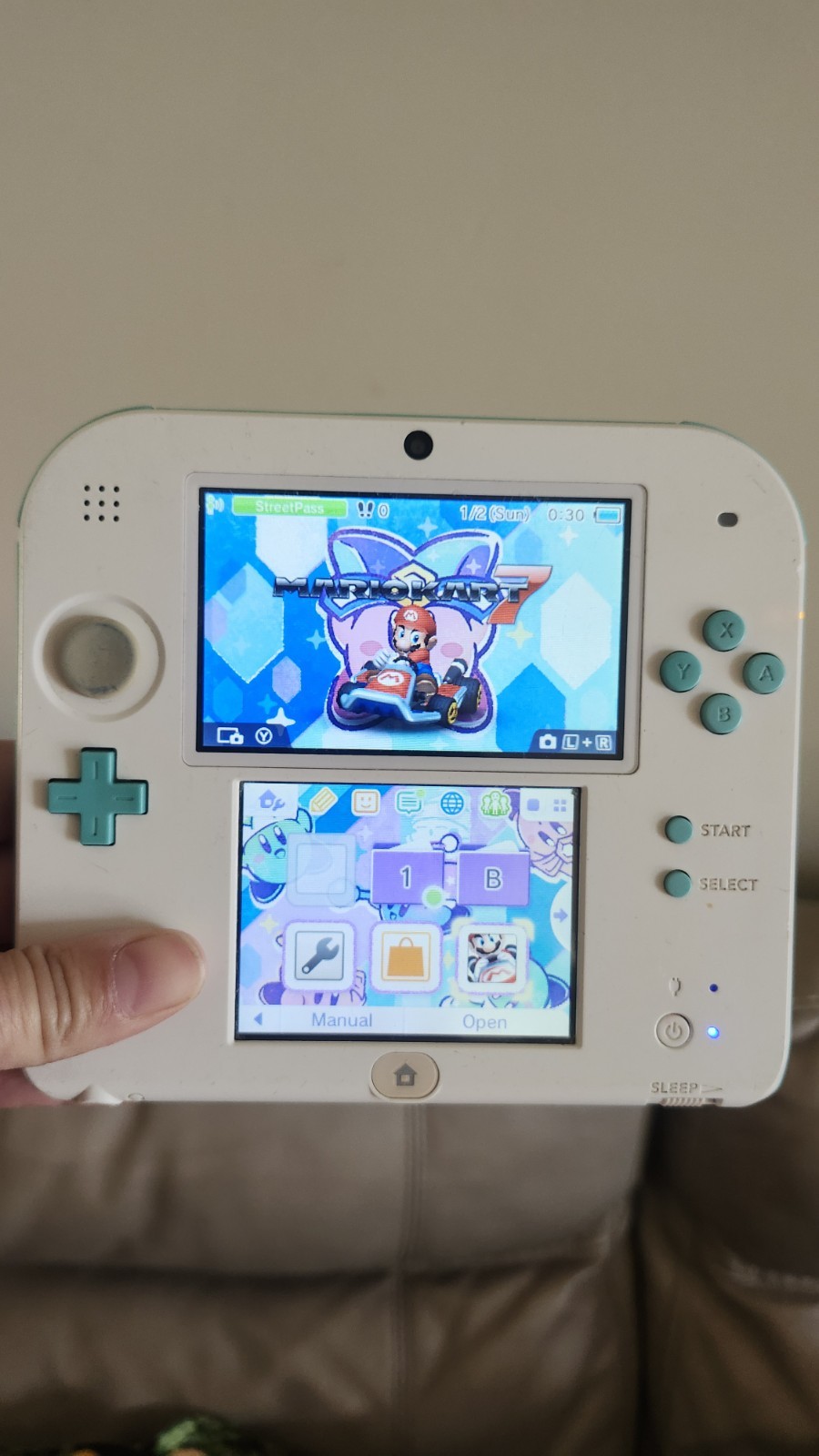Nintendo 2DS Sea Green Video Game Special Limited Edition Console Only