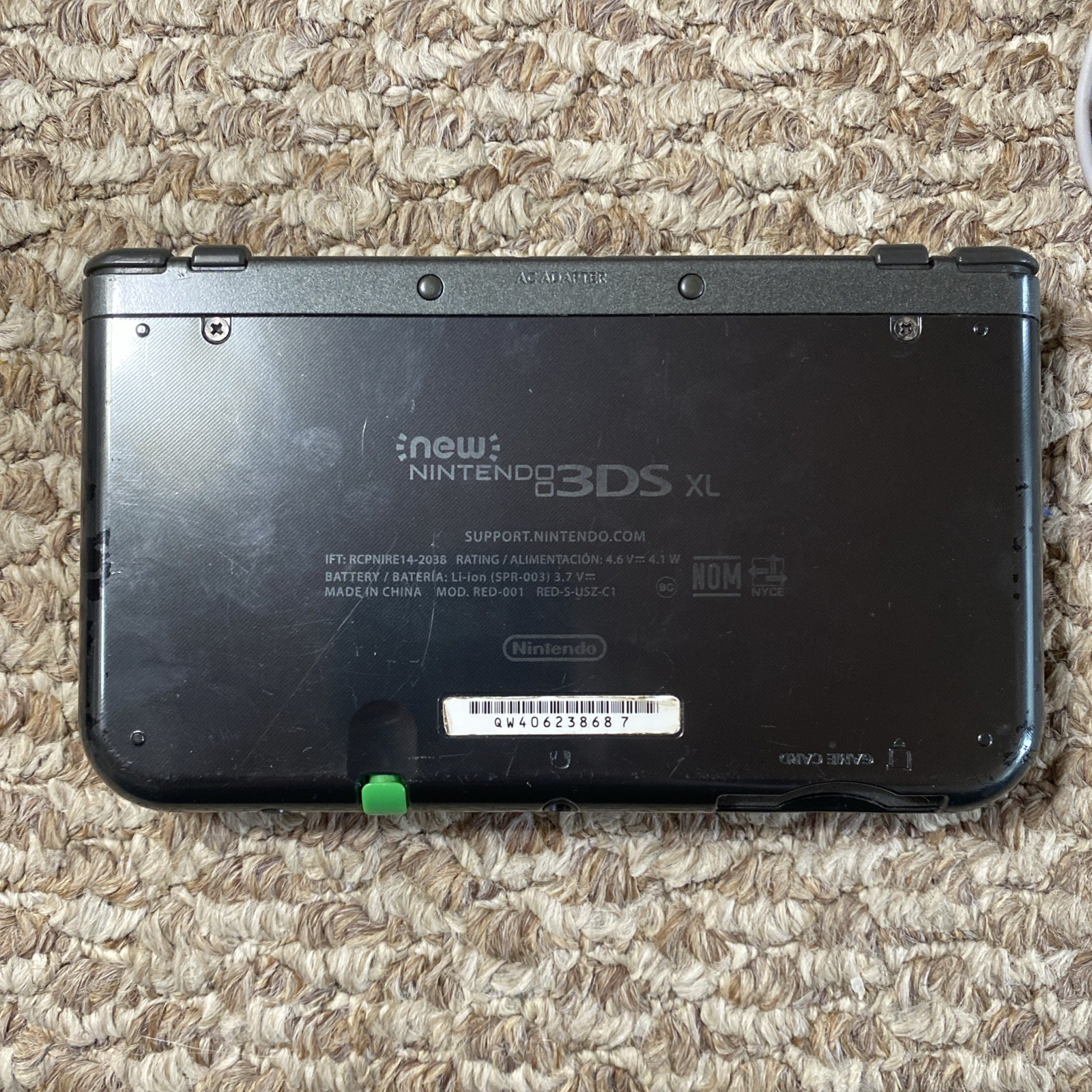 New Nintendo 3DS XL Metallic Black USA Top IPS With Charger And Stylus