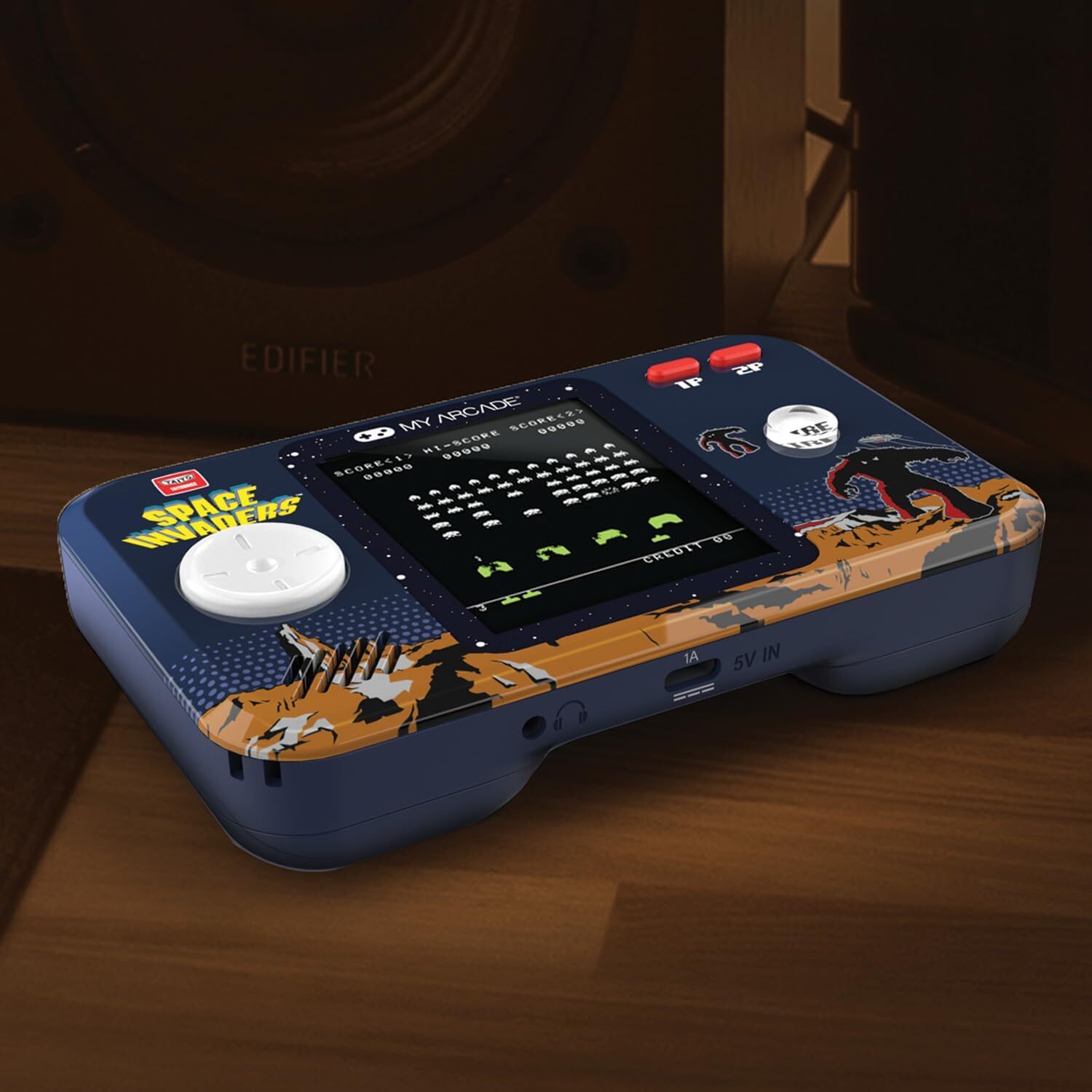 My Arcade Space Invaders Pocket Player Pro: Portable Video Game System, 2.75″