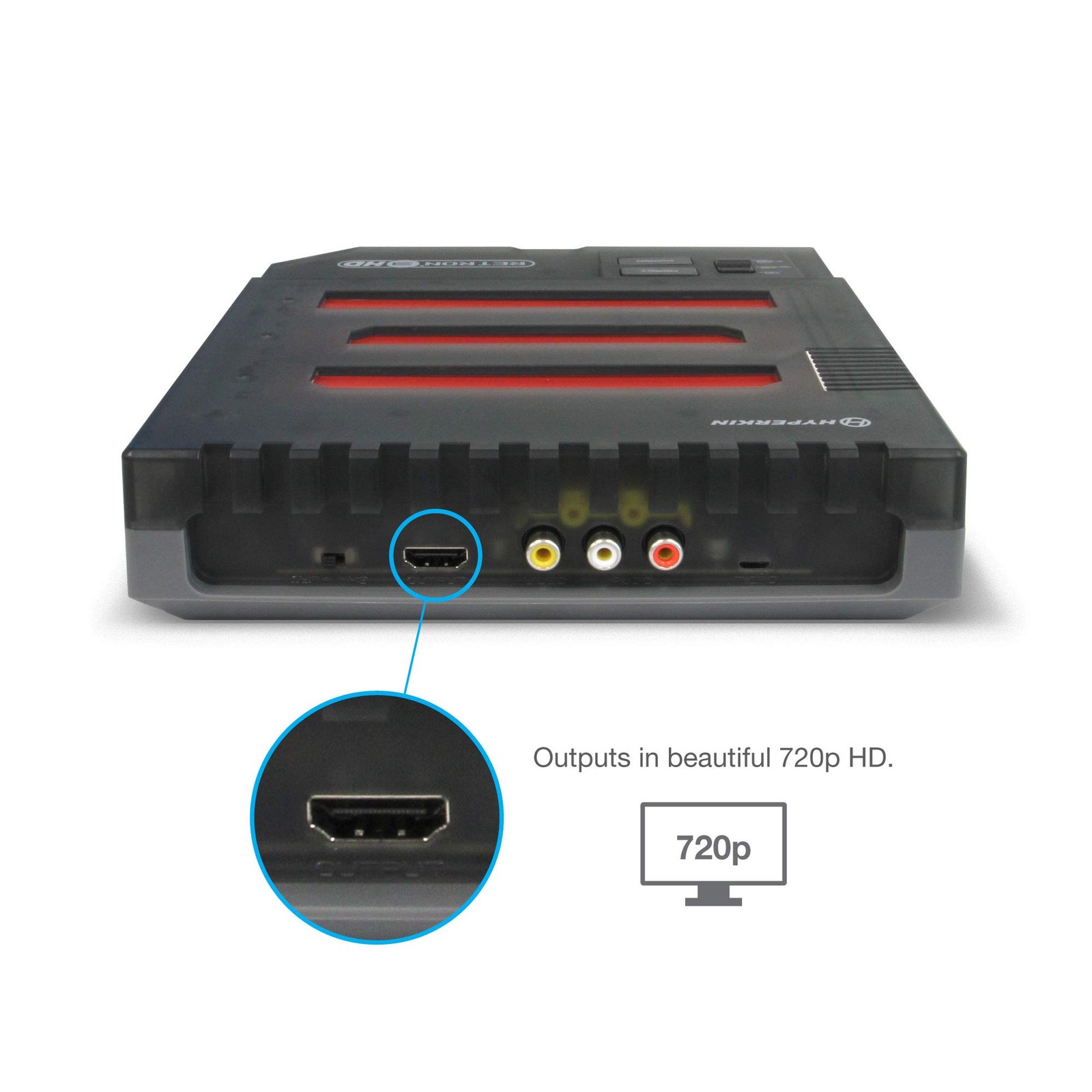 Retro Gaming Console 3-in-1 NES SNES Genesis HD Hyperkin RetroN M03888-SB