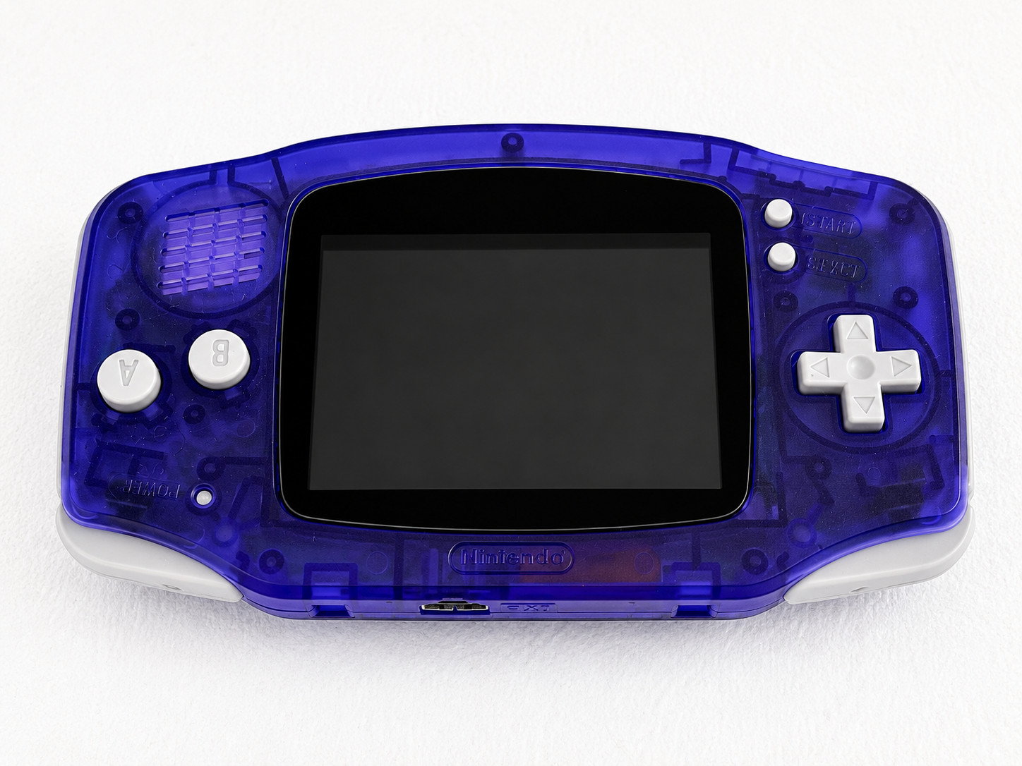 Nintendo Game Boy Advance GBA IPS Backlit Clear Purple Excellent GBA IPS