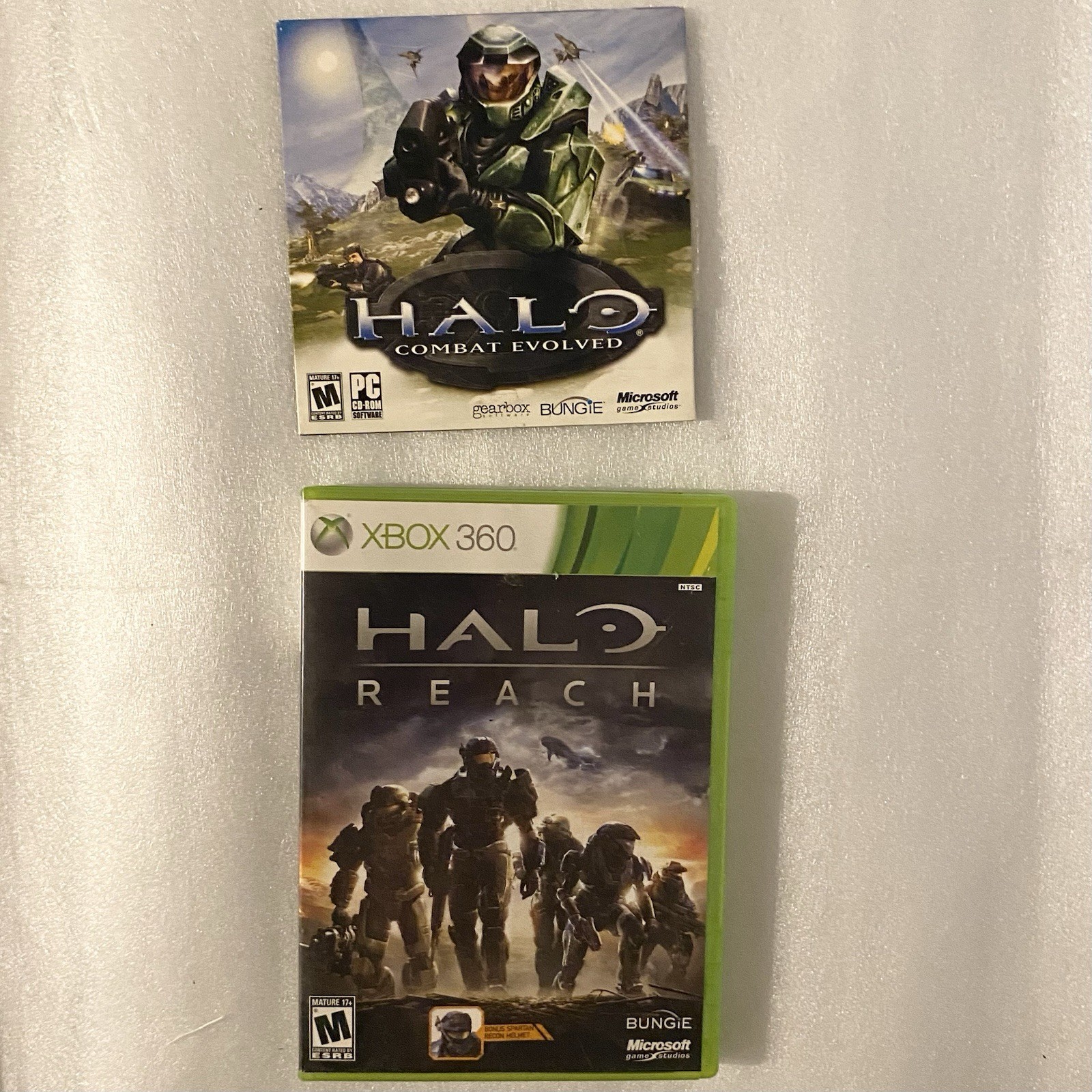 Microsoft Xbox 360 S Halo Reach Edition Silver Console 250gb With Game Silver