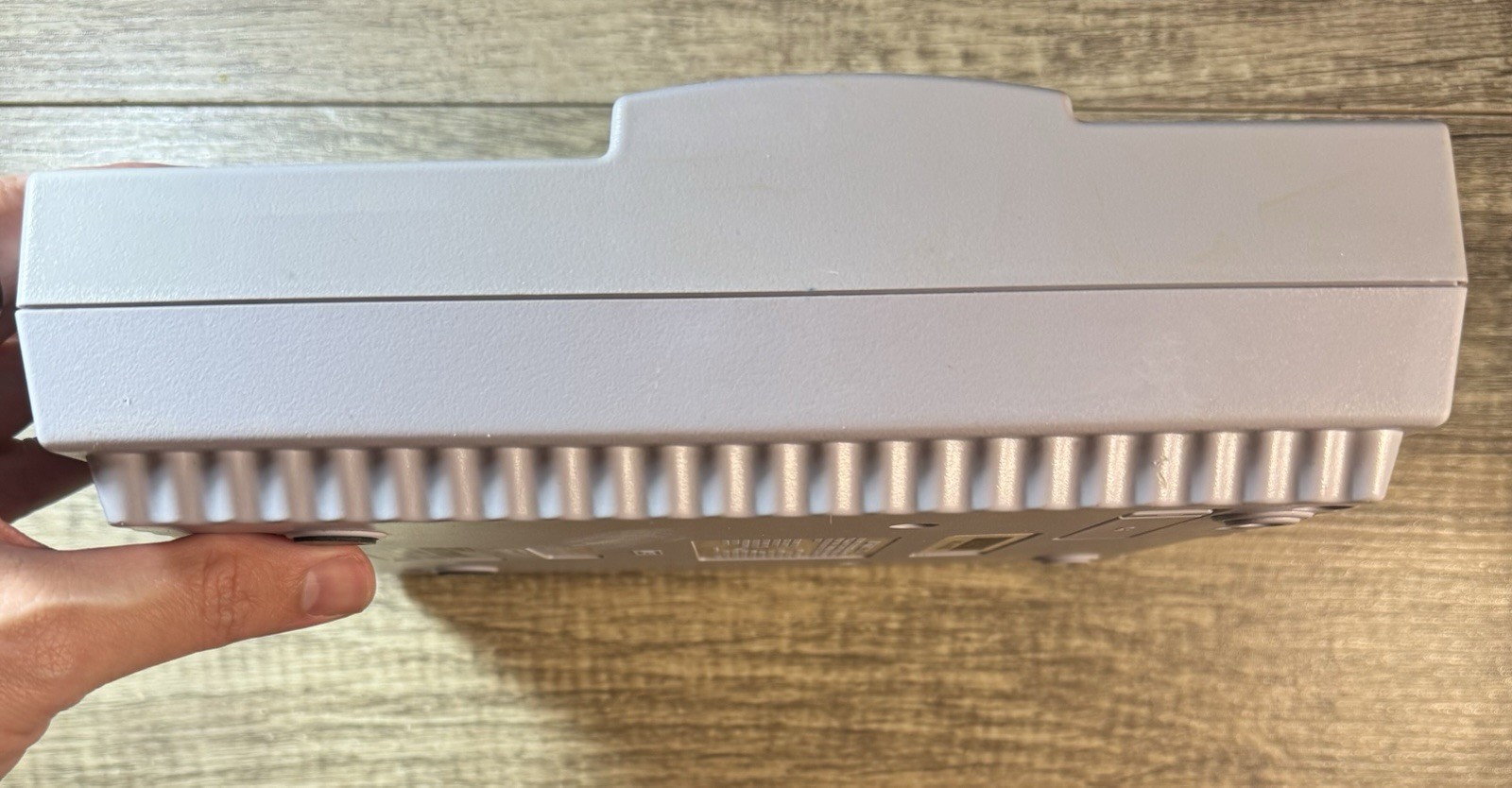 Super Nintendo SNES Console Bundle OEM Controller AC Power Supply Tested Clean